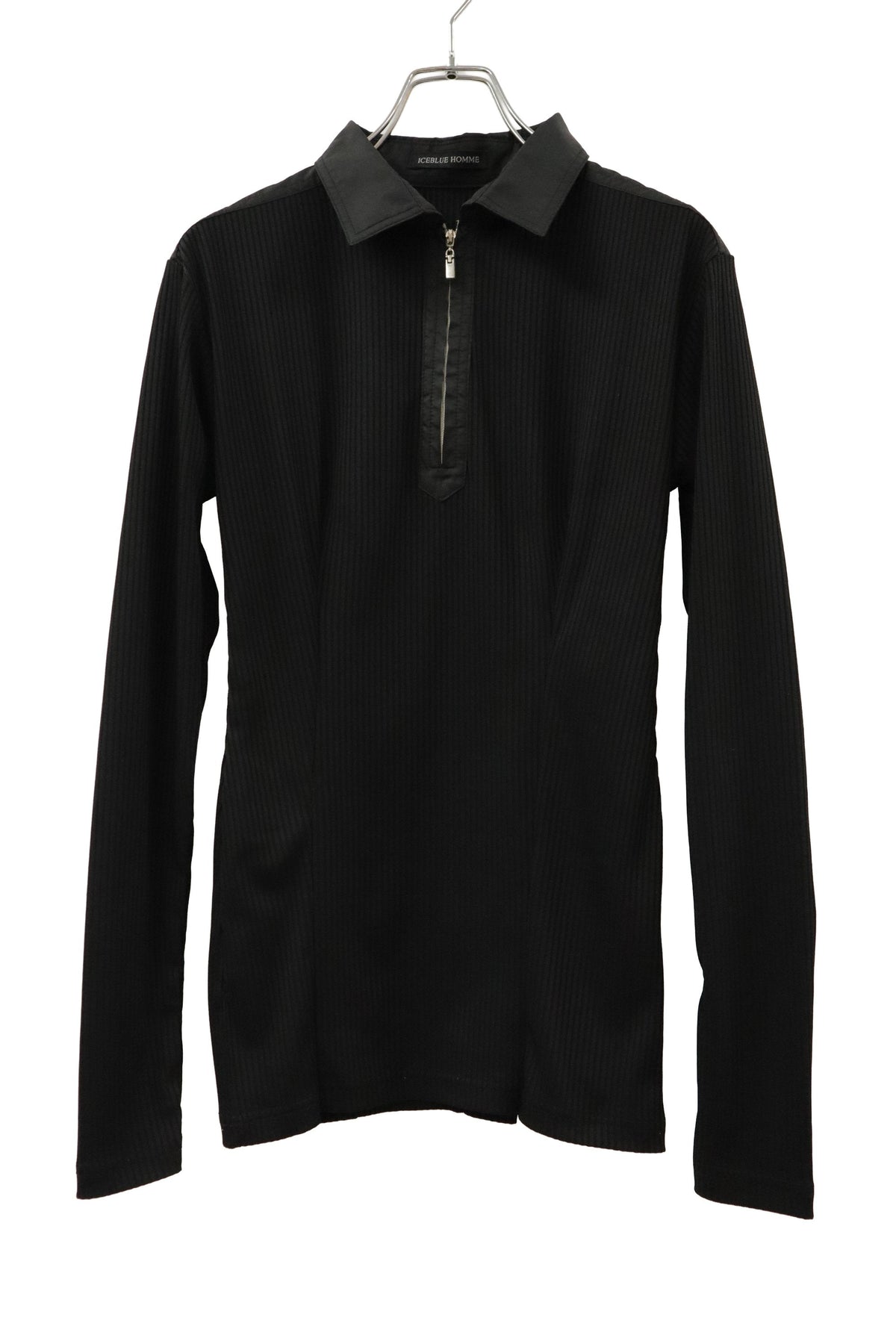 half zip rib tops/RM-［2608-036］