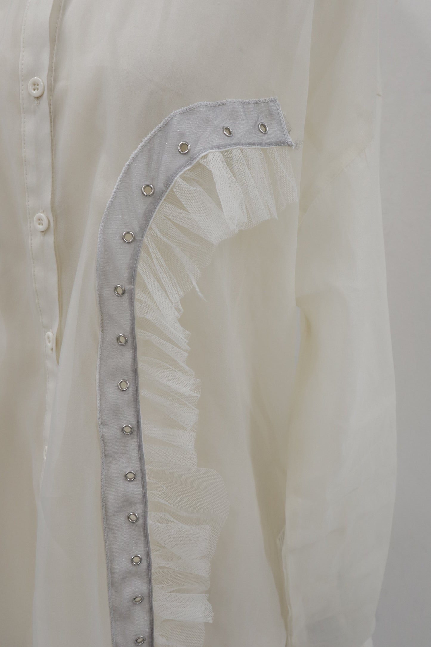 lace up contemporary shirt/RM-［2605-051］