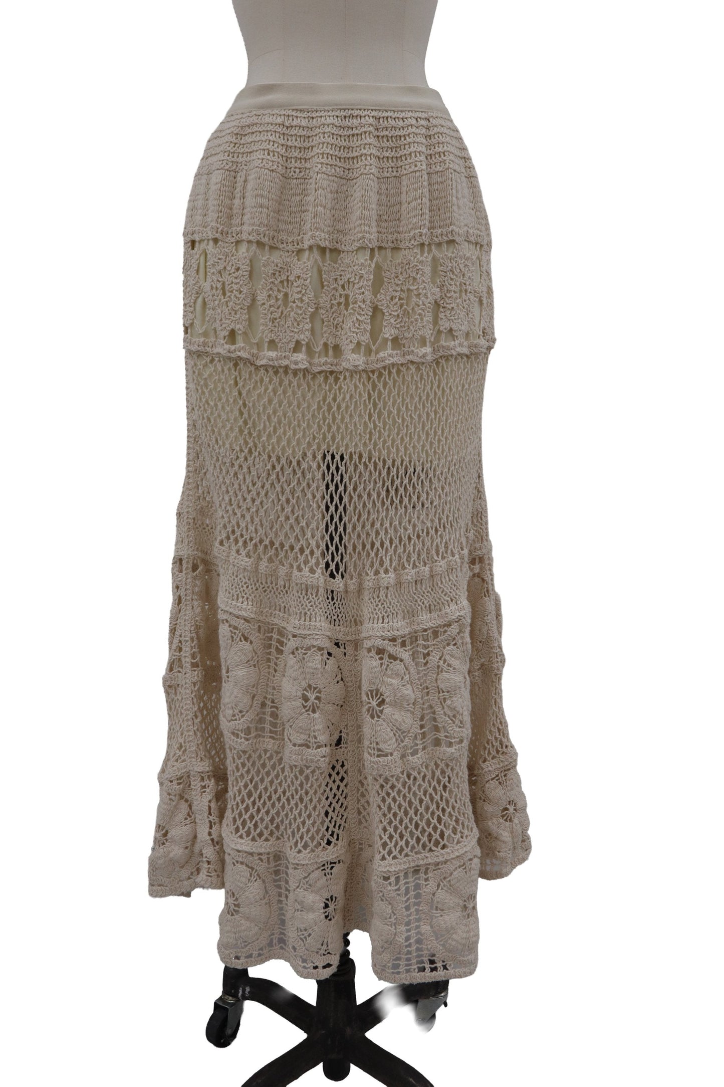 lace mermaid maxi skirt/RM-［2607-022］