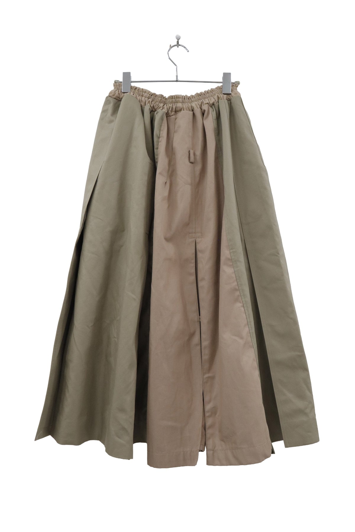 upcycled trench coat skirt/RM-［2608-019］