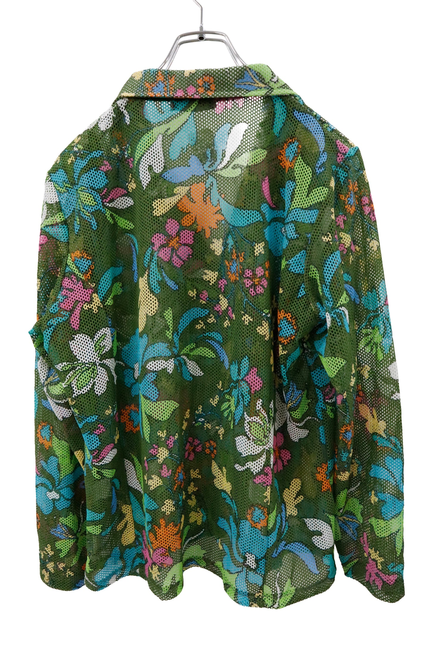 floral pattern shirt jacket/U-［2602-040］
