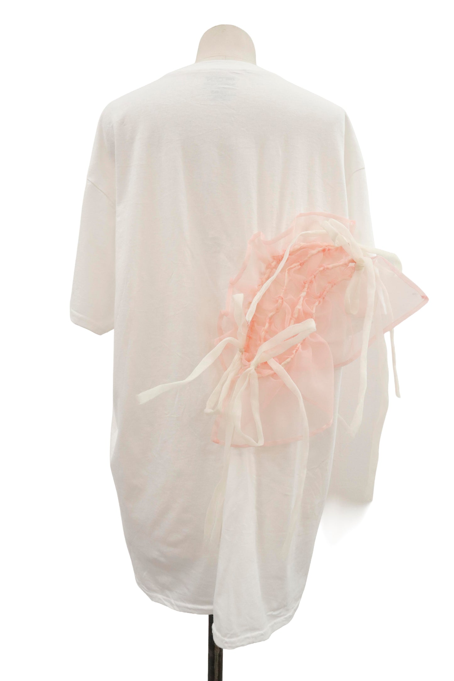 shirring ribbon tee/RM-［2605-030］