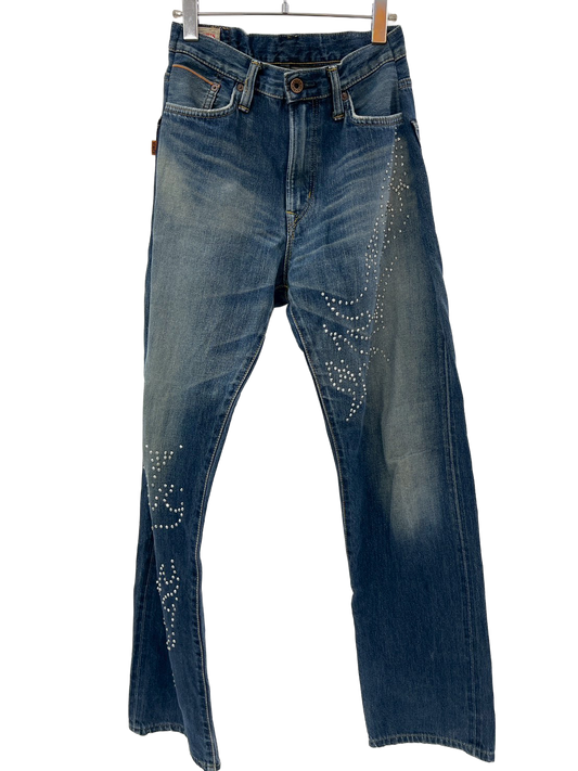 Bijou Denim Pants ビジュー加工デニムパンツ RM-［2507-152］