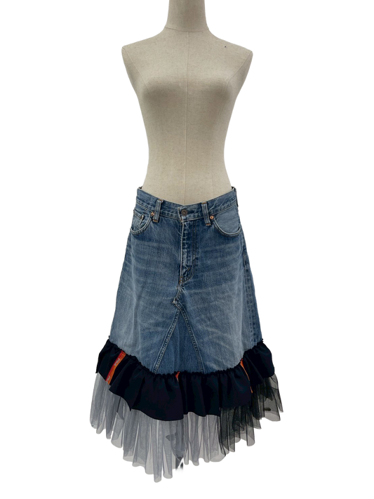 Denim Frill Skirt デニムフリルスカート RM-［2507-083］