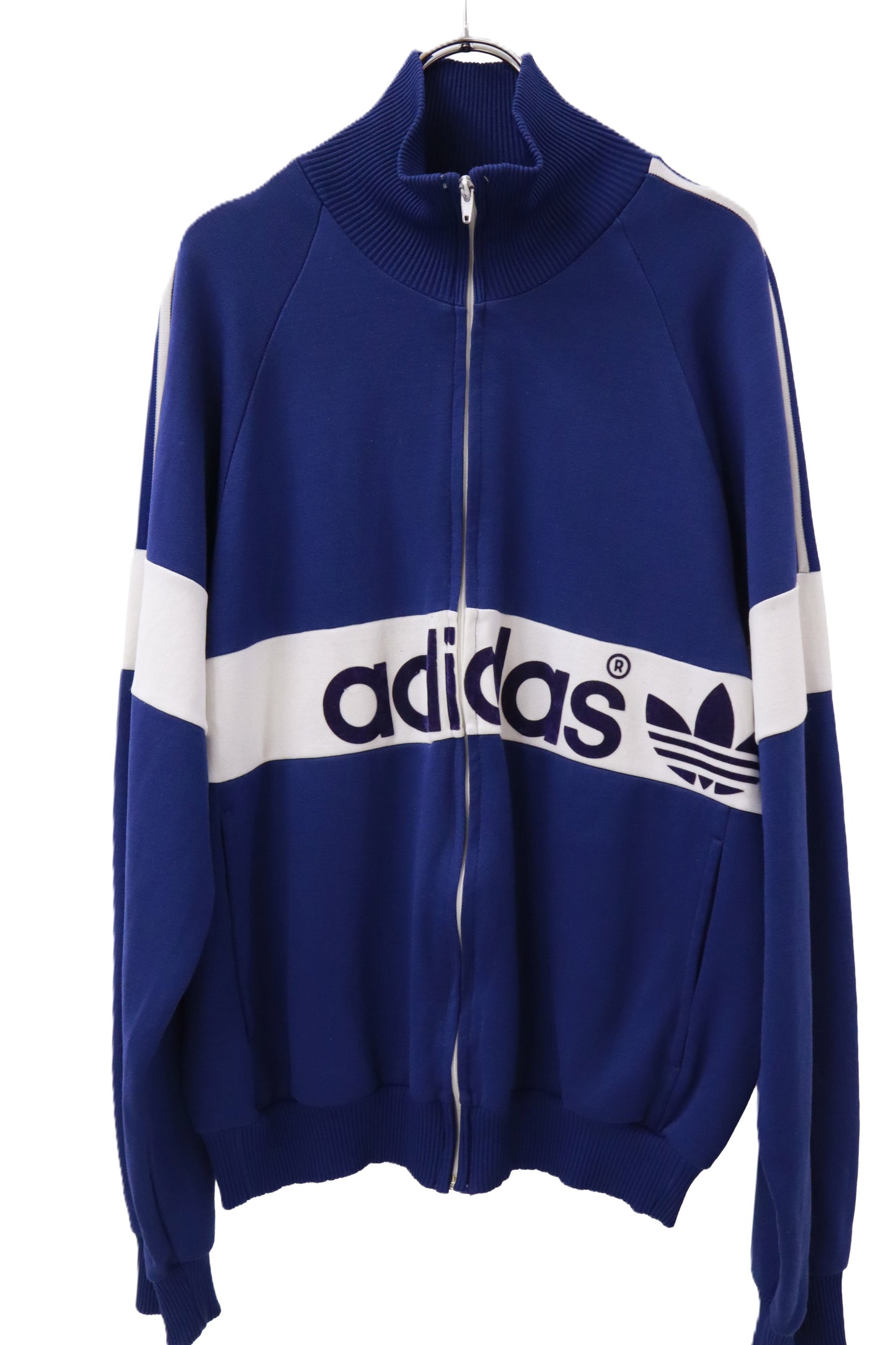 70's adidas track jacket made in Rumania/NV-［2511-008］