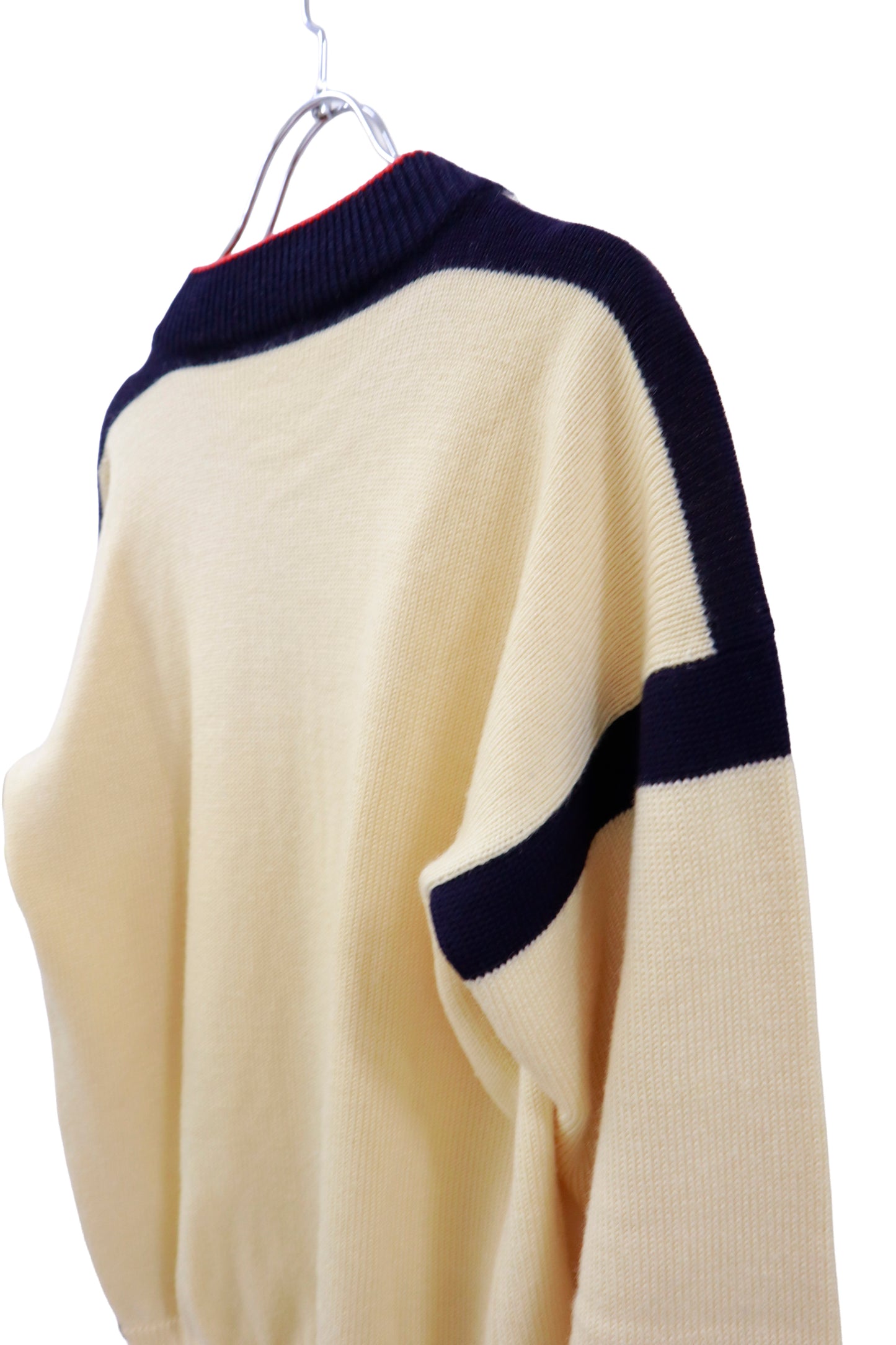 90's old FILA high gauge knit blouson/NV-［2511-029］