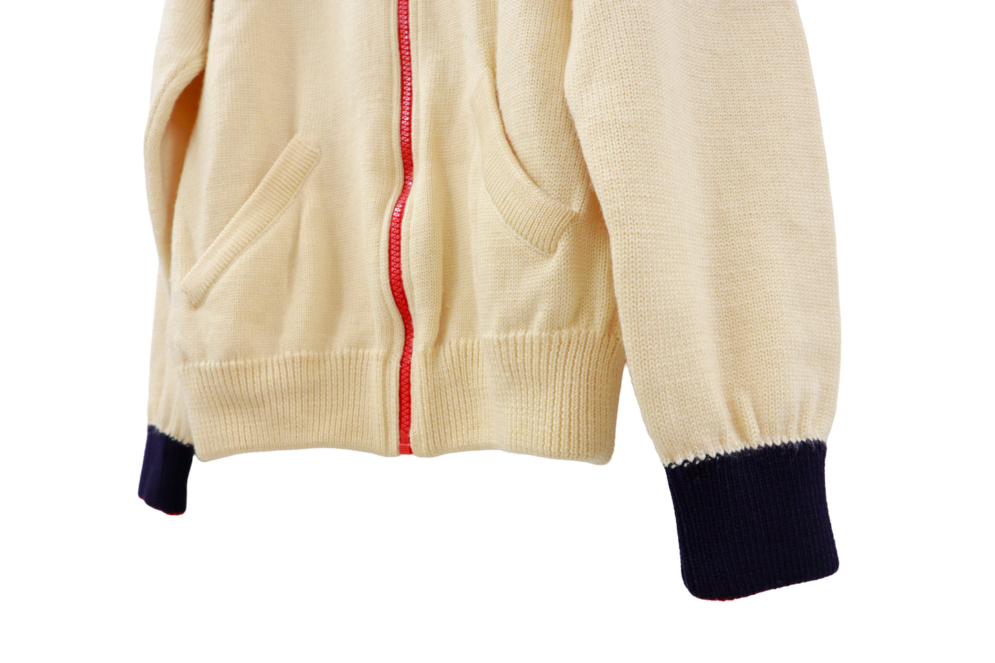 90's old FILA high gauge knit blouson/NV-［2511-029］