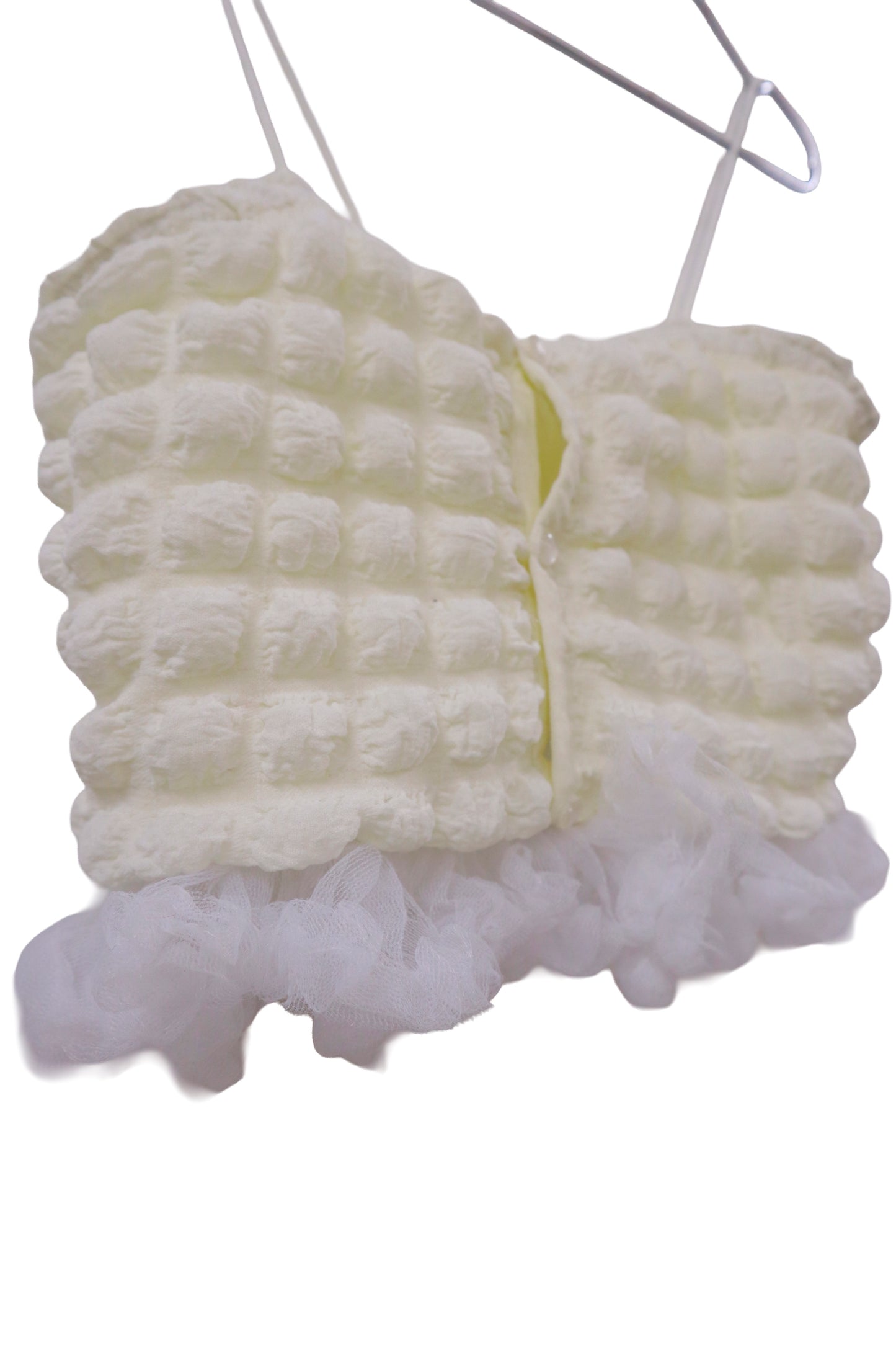 waffle quilting bra top/RM-［2511-003］