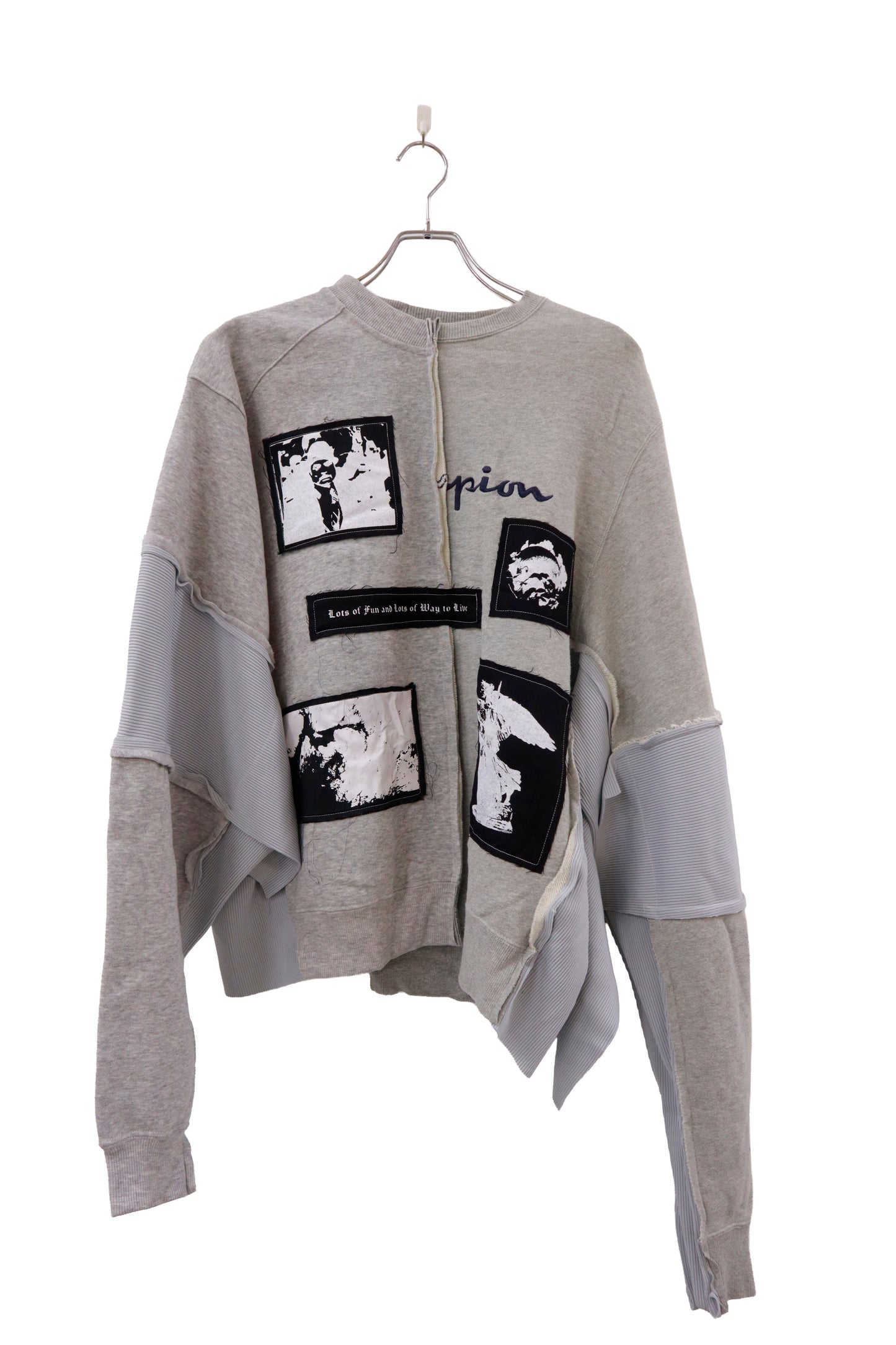 patchwork sweatshirt/RM-［2511-007］