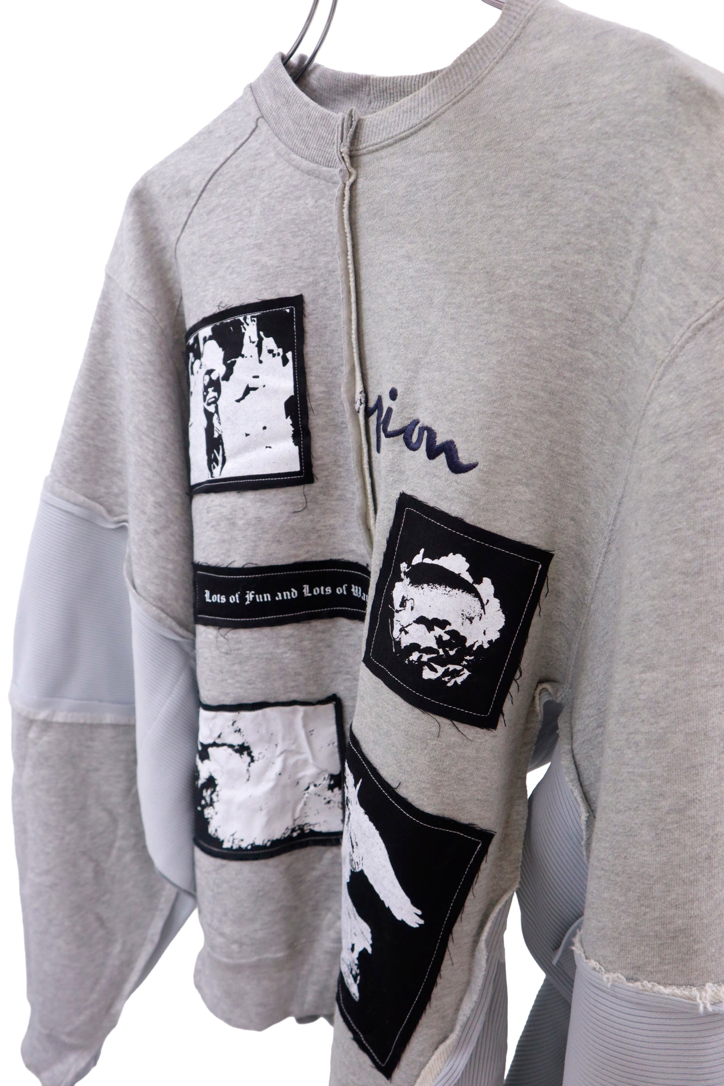 patchwork sweatshirt/RM-［2511-007］