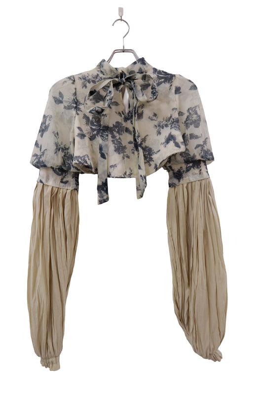 ribbon shirt bolero/RM-［2511-008］