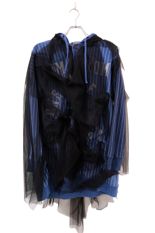 organdy mix hoodie/RM-［2511-017］