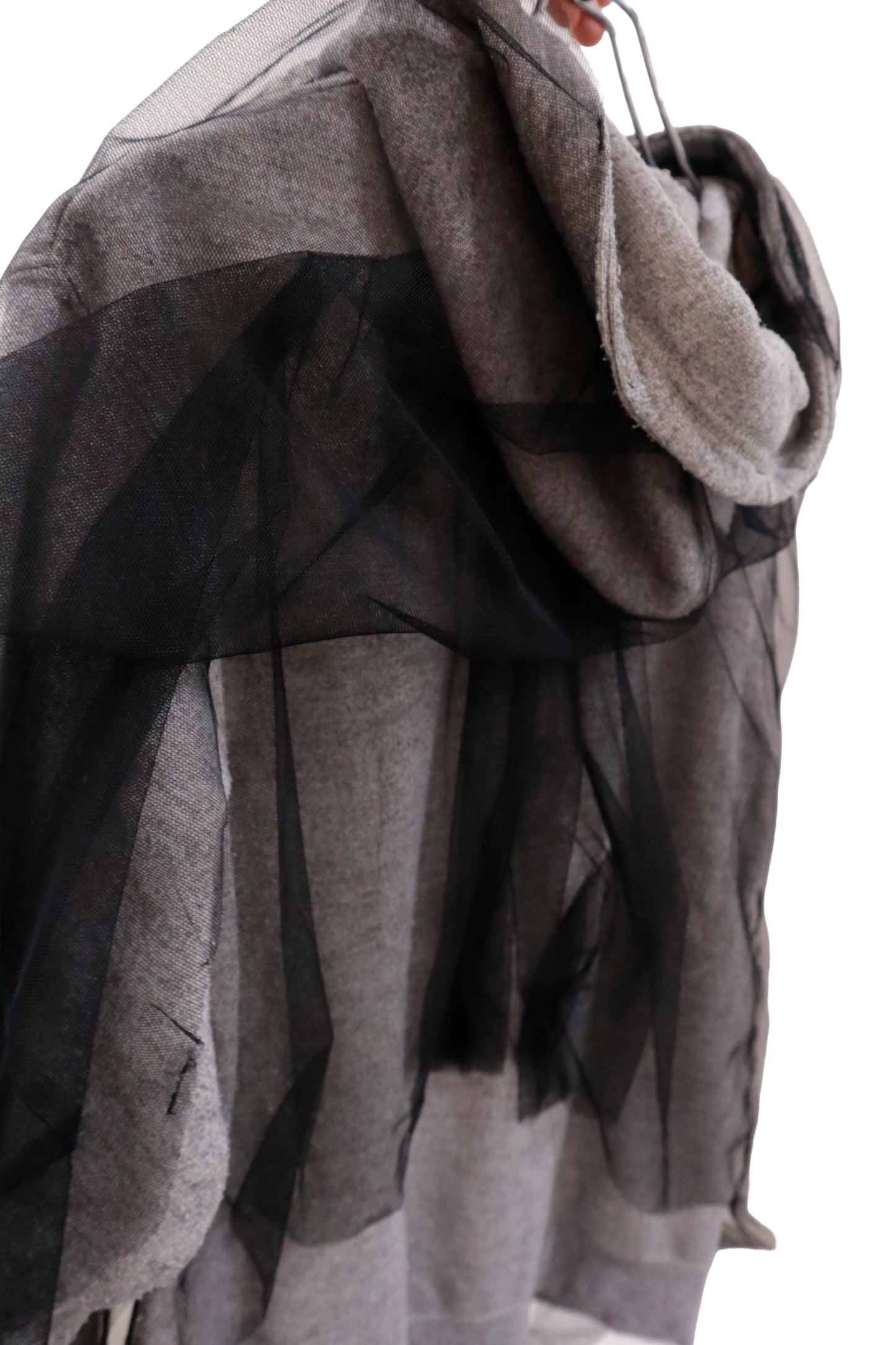 organdy mix hoodie/RM-［2511-018］