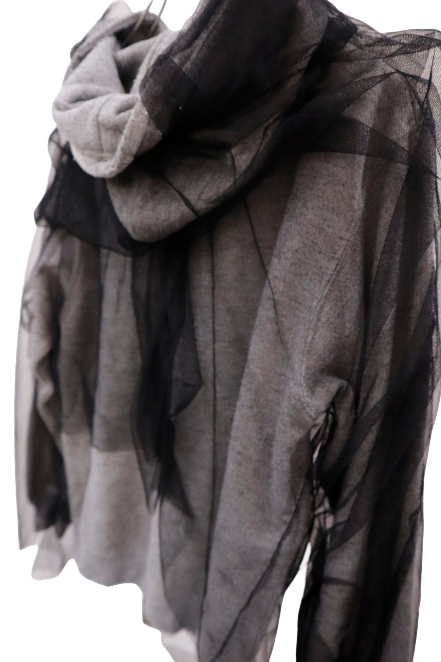 organdy mix hoodie/RM-［2511-018］