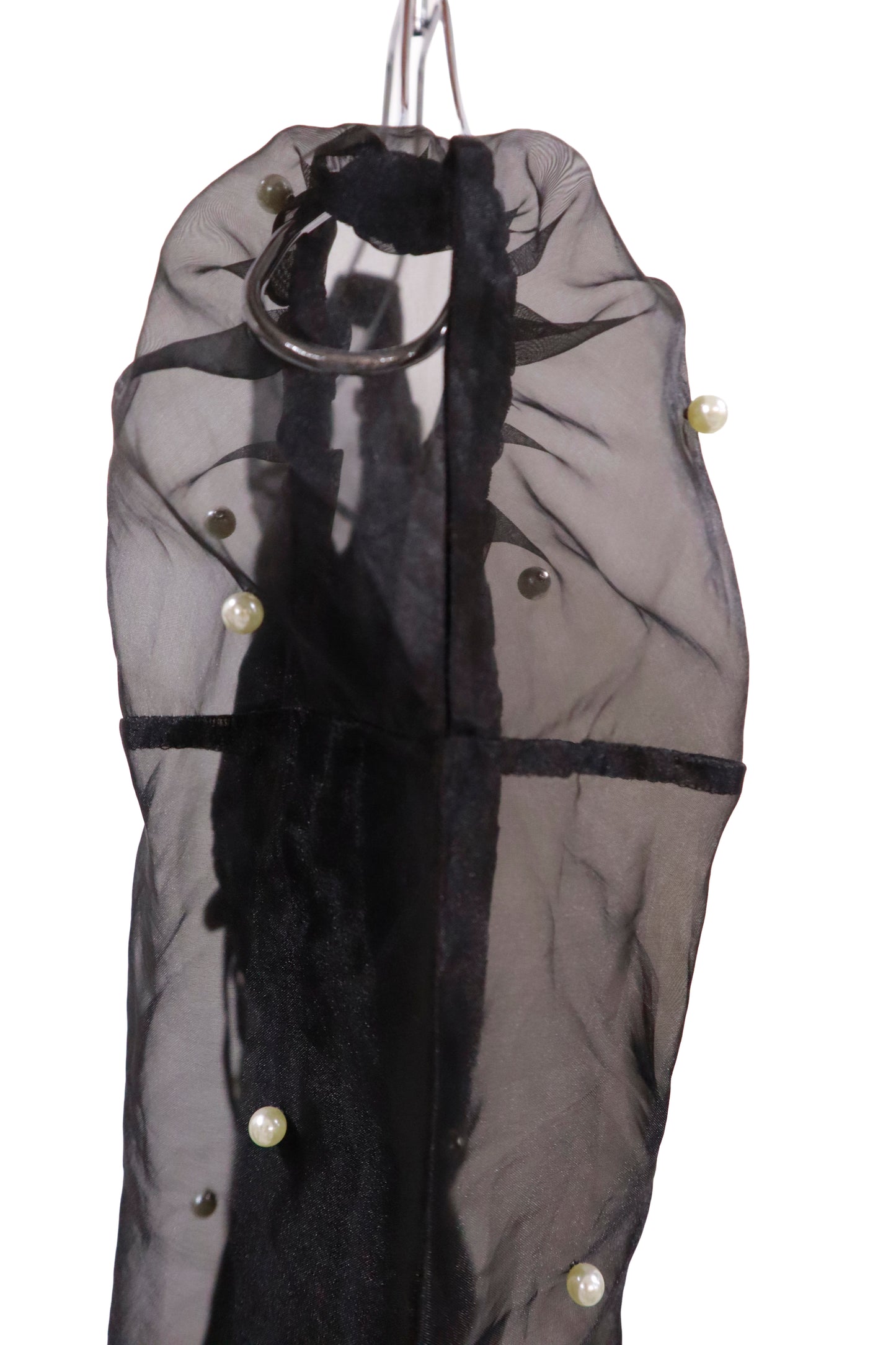 organdy Velour puff sleeve tops /RM-［2511-022］