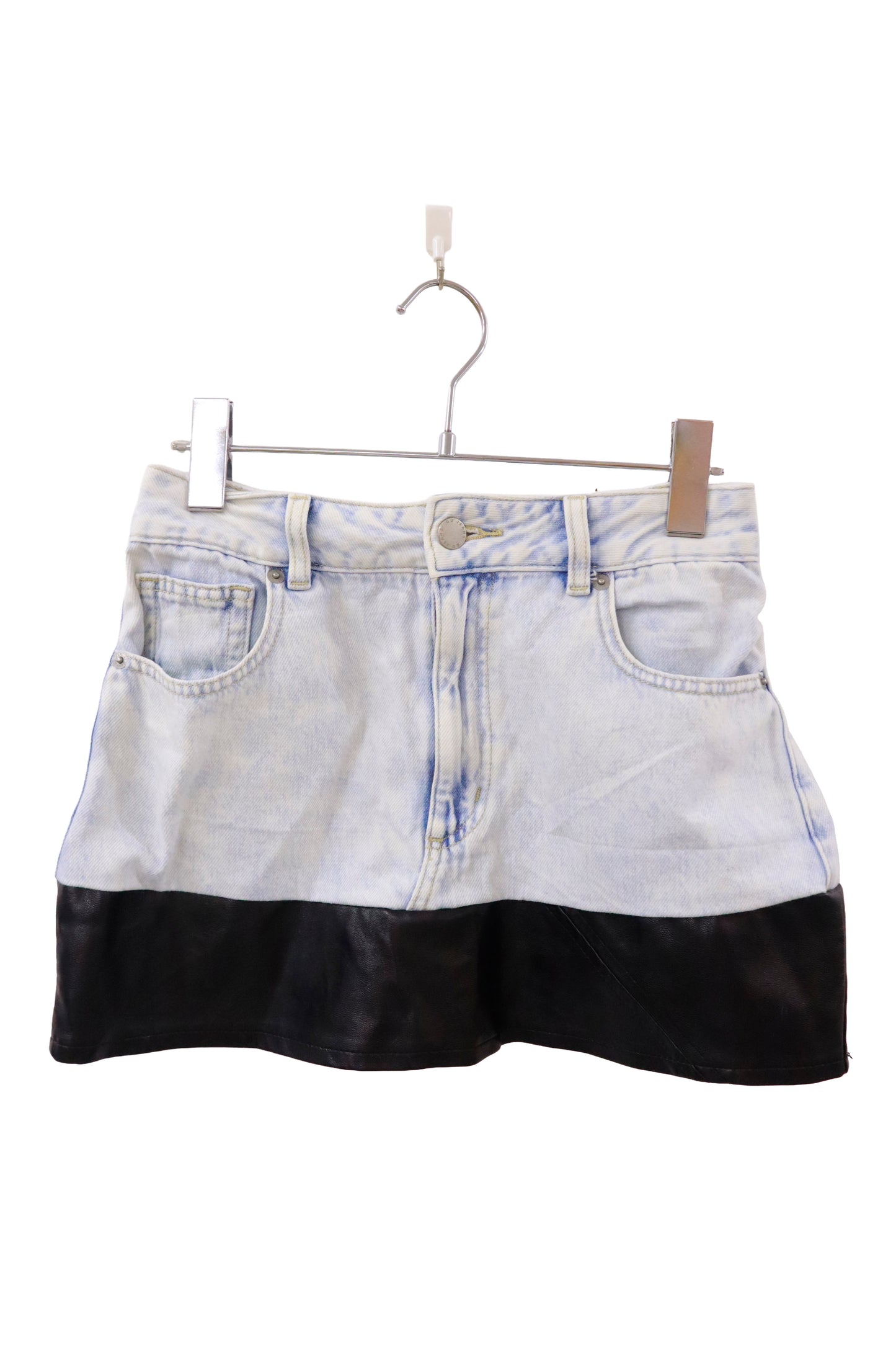 denim mini skirt/RM-［2511-031］