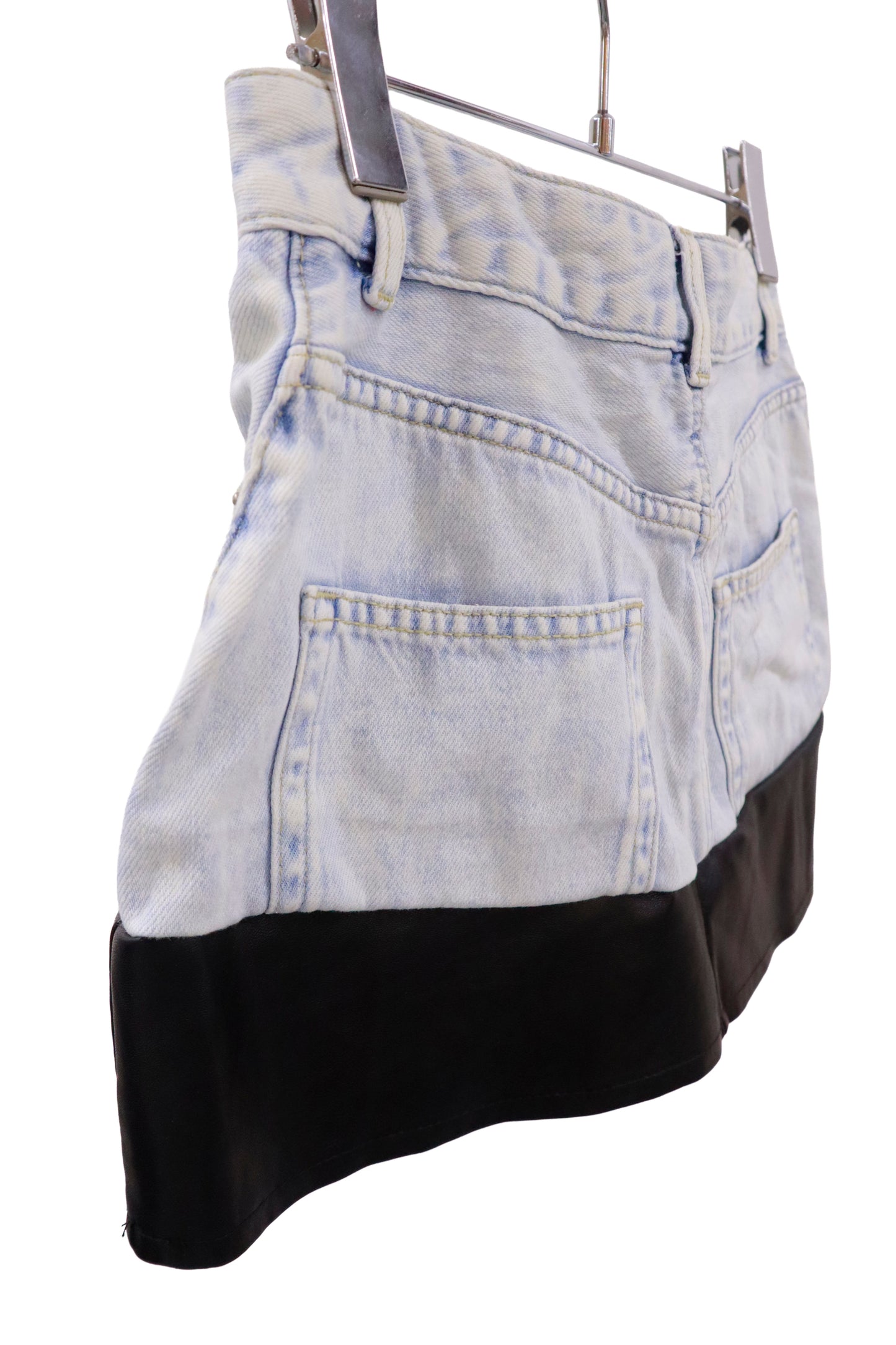 denim mini skirt/RM-［2511-031］