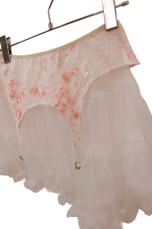 garter peplum skirt/RM-［2511-032］