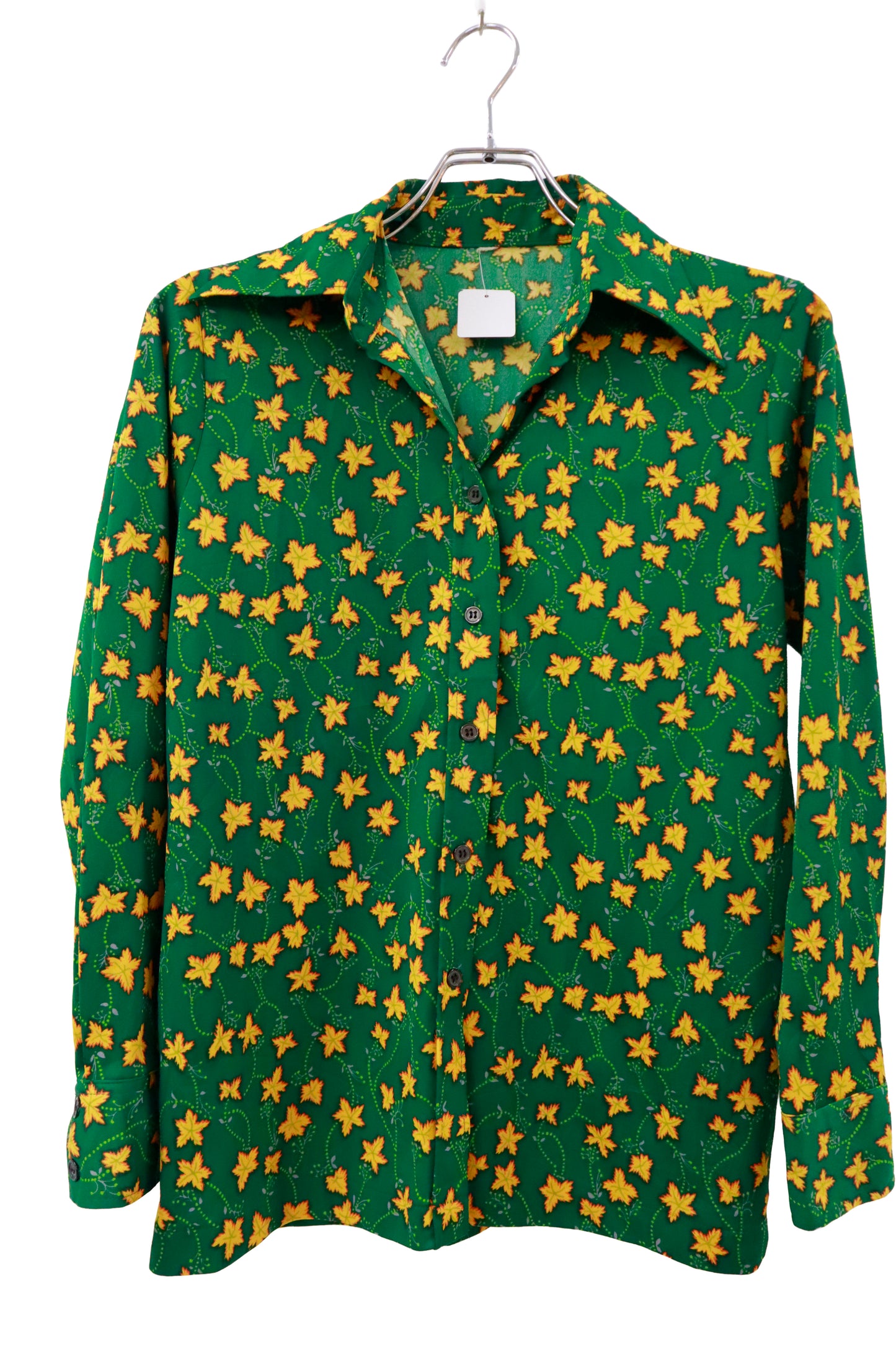 print polyester shirt/NV-［2511-055］