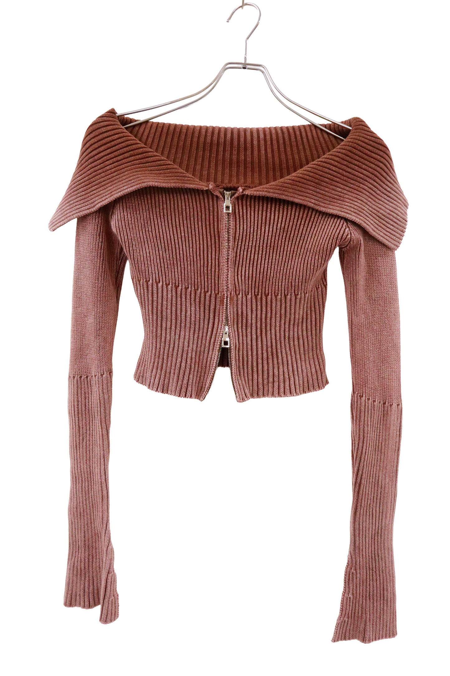 rib knit bolero/古着U-［2511-001］