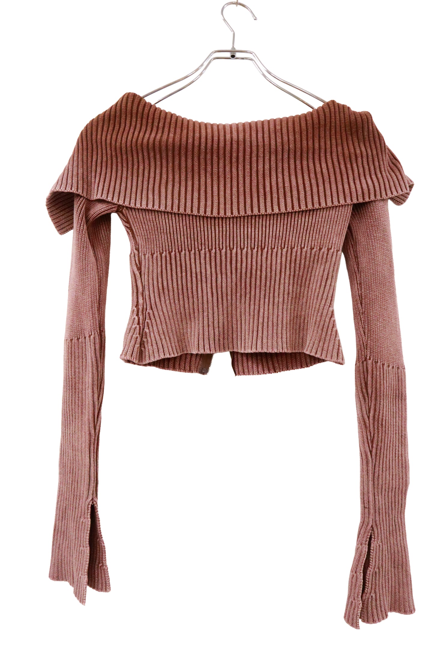 rib knit bolero/古着U-［2511-001］