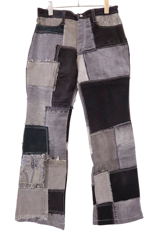 patchwork punk pants/RM-［2511-045］