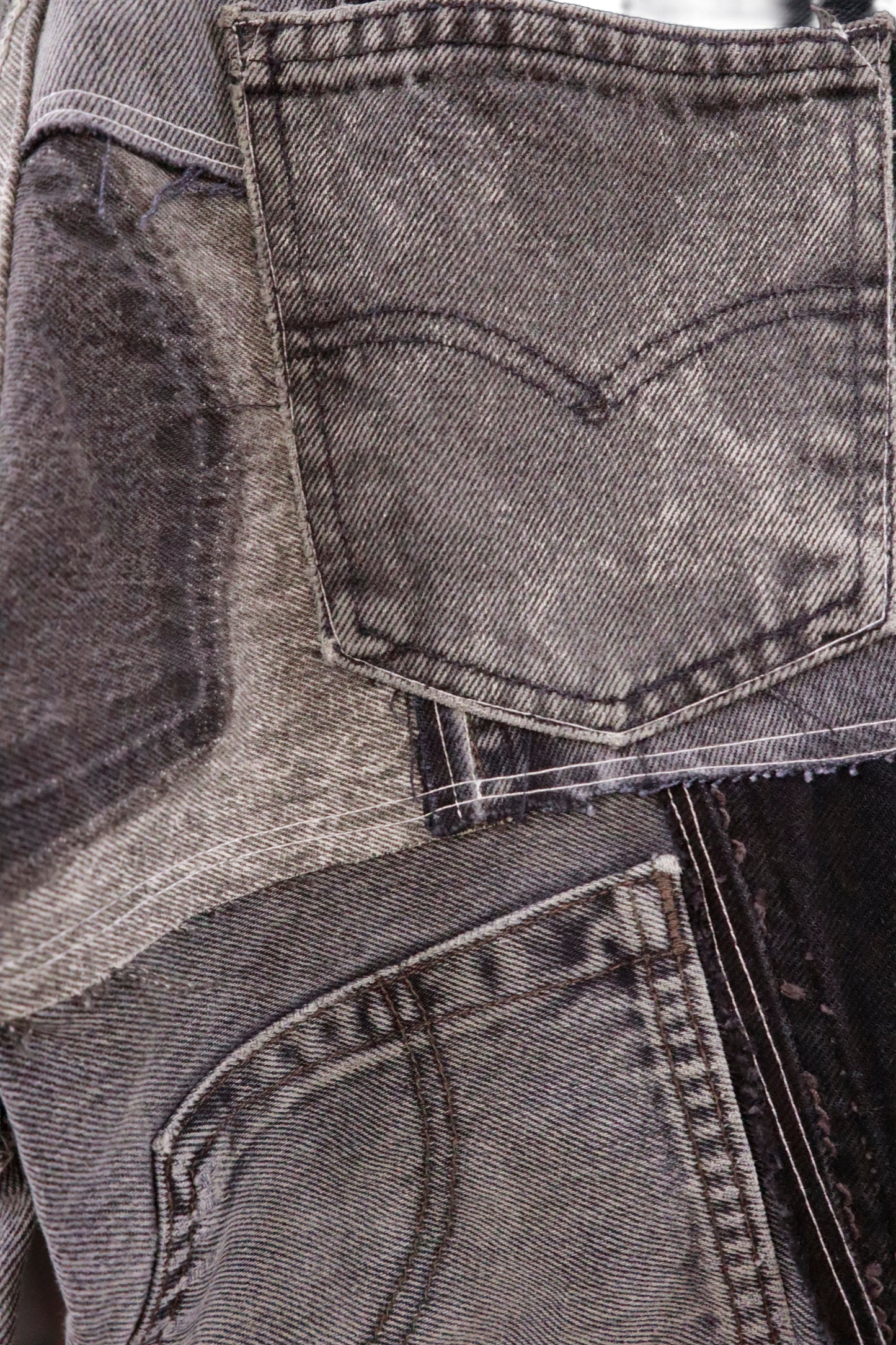 patchwork punk pants/RM-［2511-045］