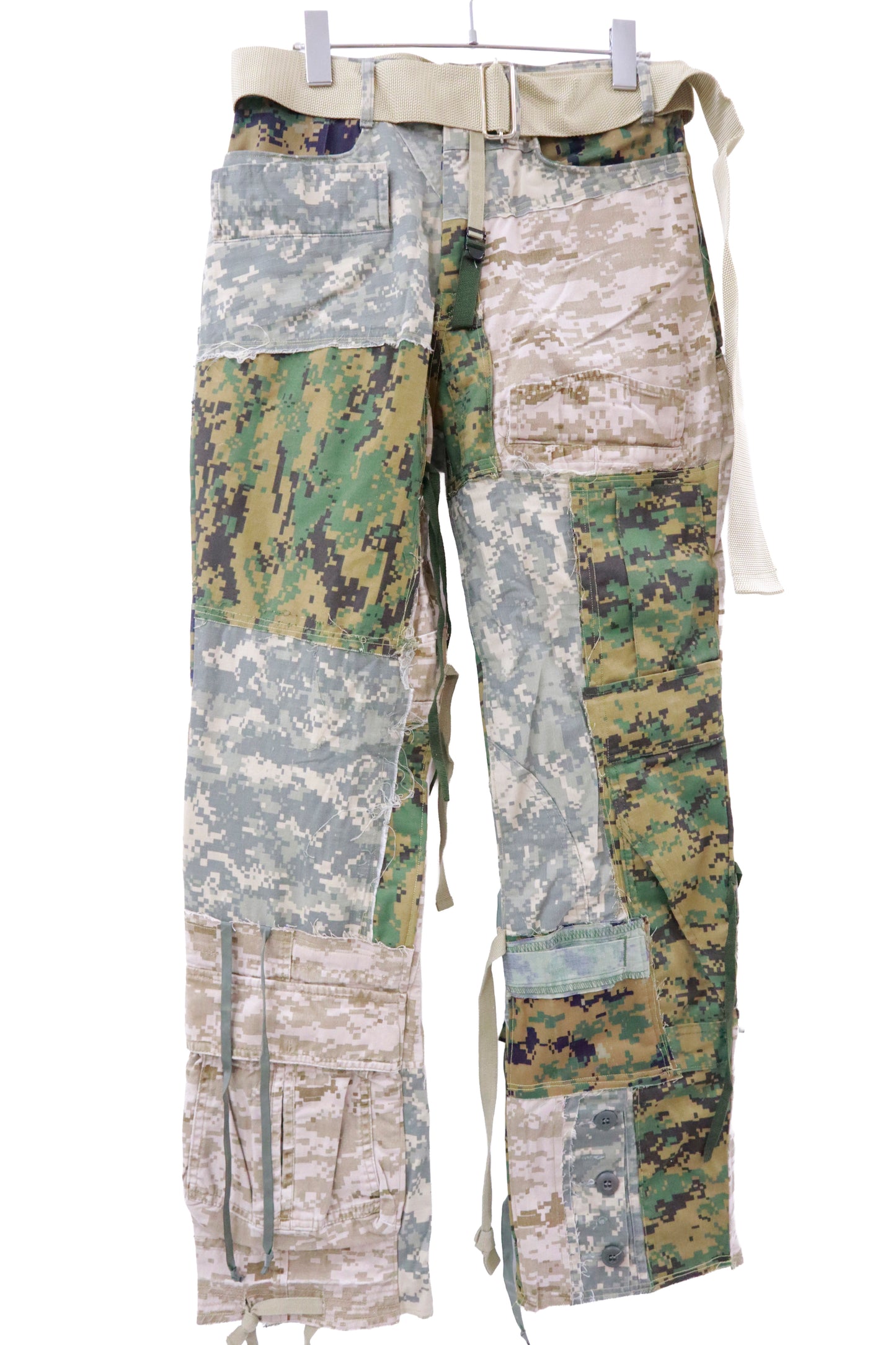 patchwork punk pants/RM-［2511-046］