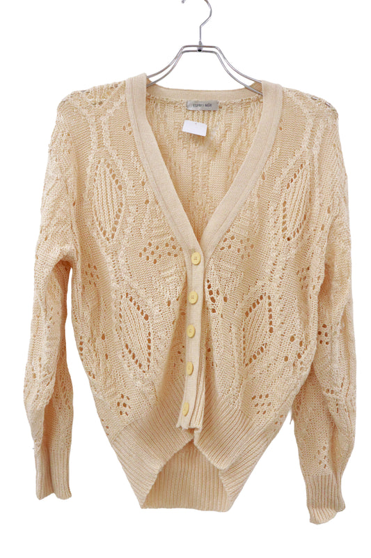 knit cardigan/U-［2511-002］