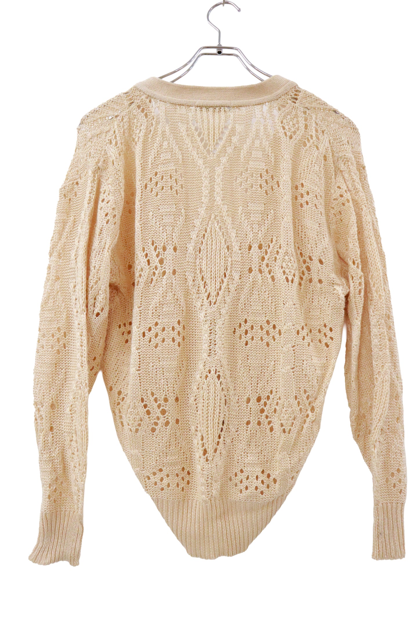 knit cardigan/U-［2511-002］