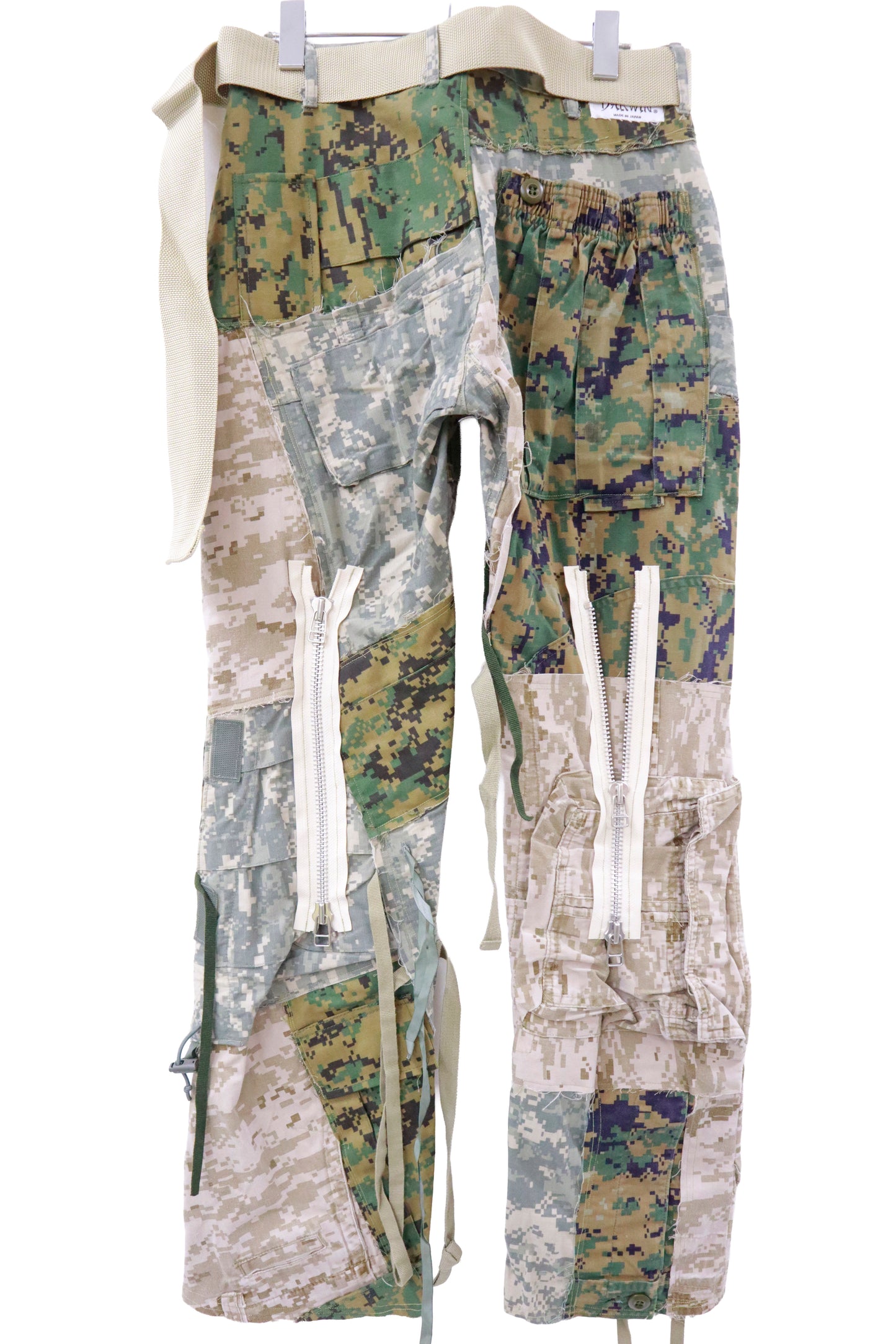 patchwork punk pants/RM-［2511-046］