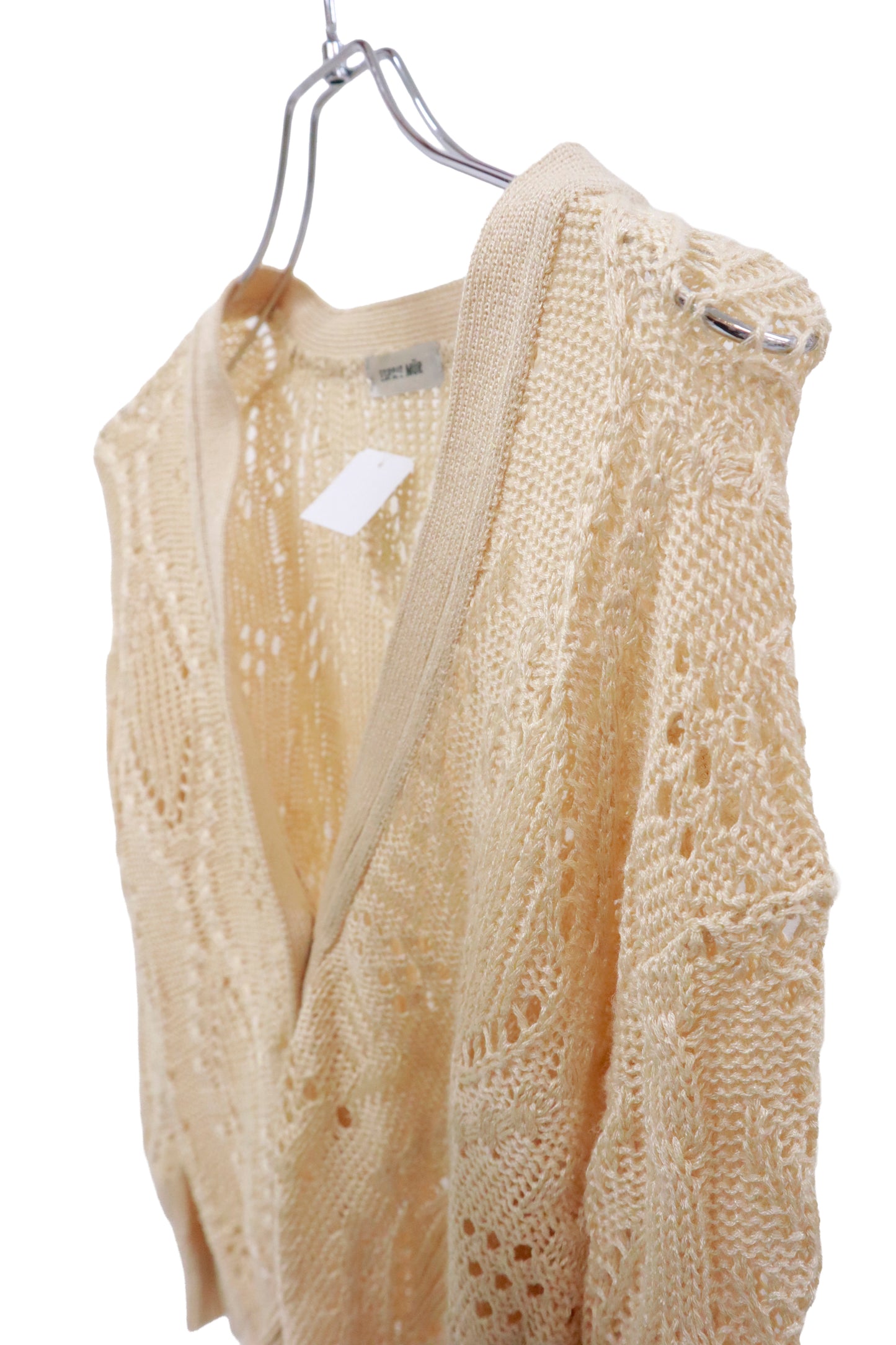 knit cardigan/U-［2511-002］
