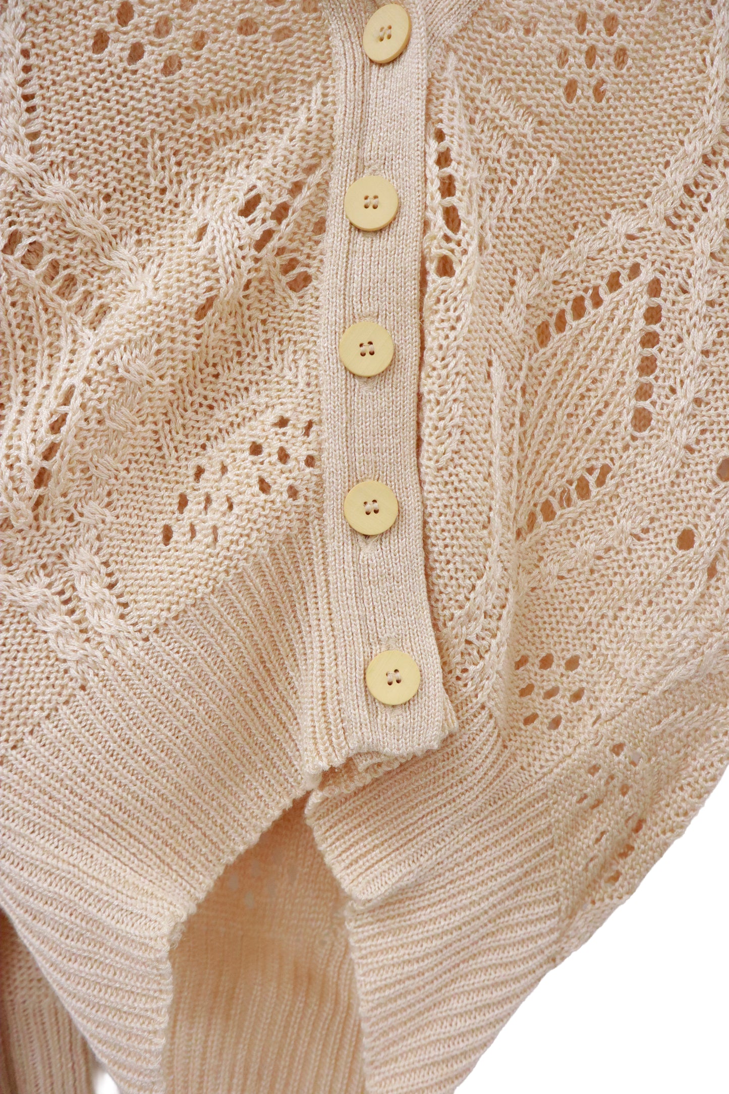 knit cardigan/U-［2511-002］