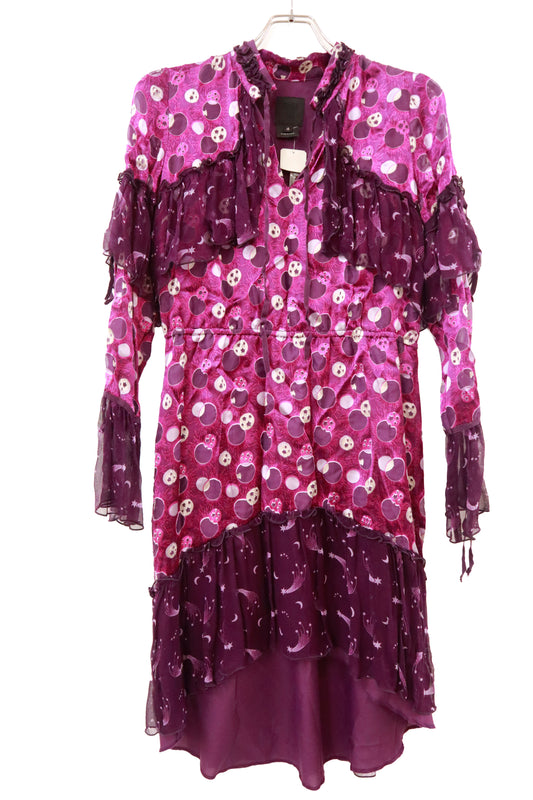 ANNA SUI/dot print dress/NV-［2511-081］
