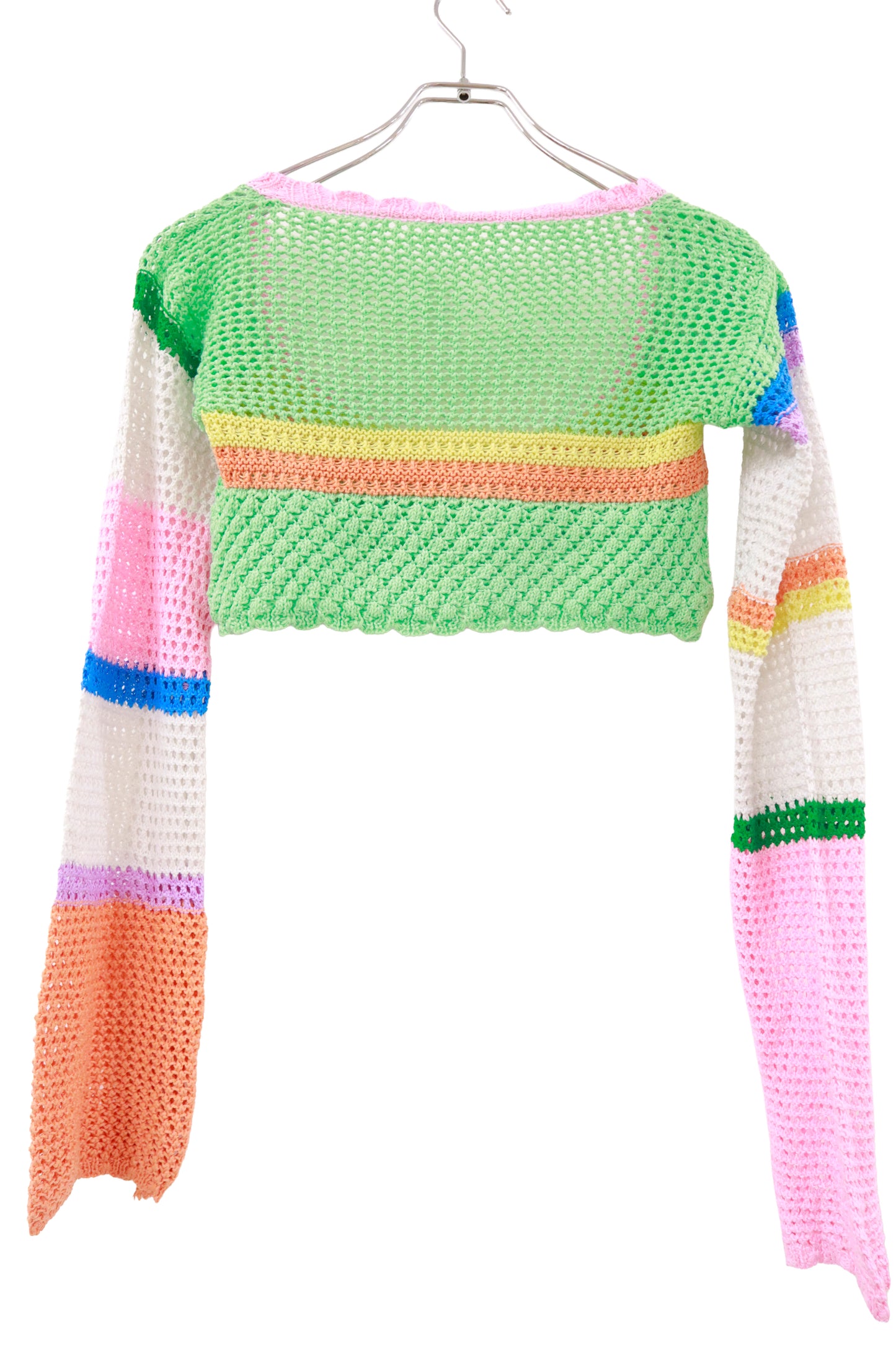 00' crochet knit tops/NV-［2511-084］