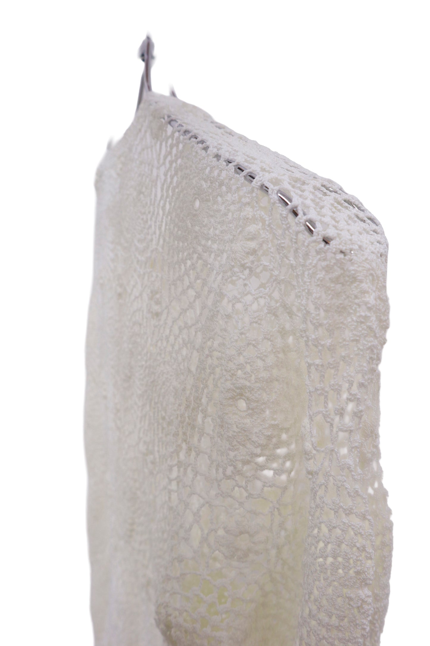 knit lace cardigan/NV-［2511-085］