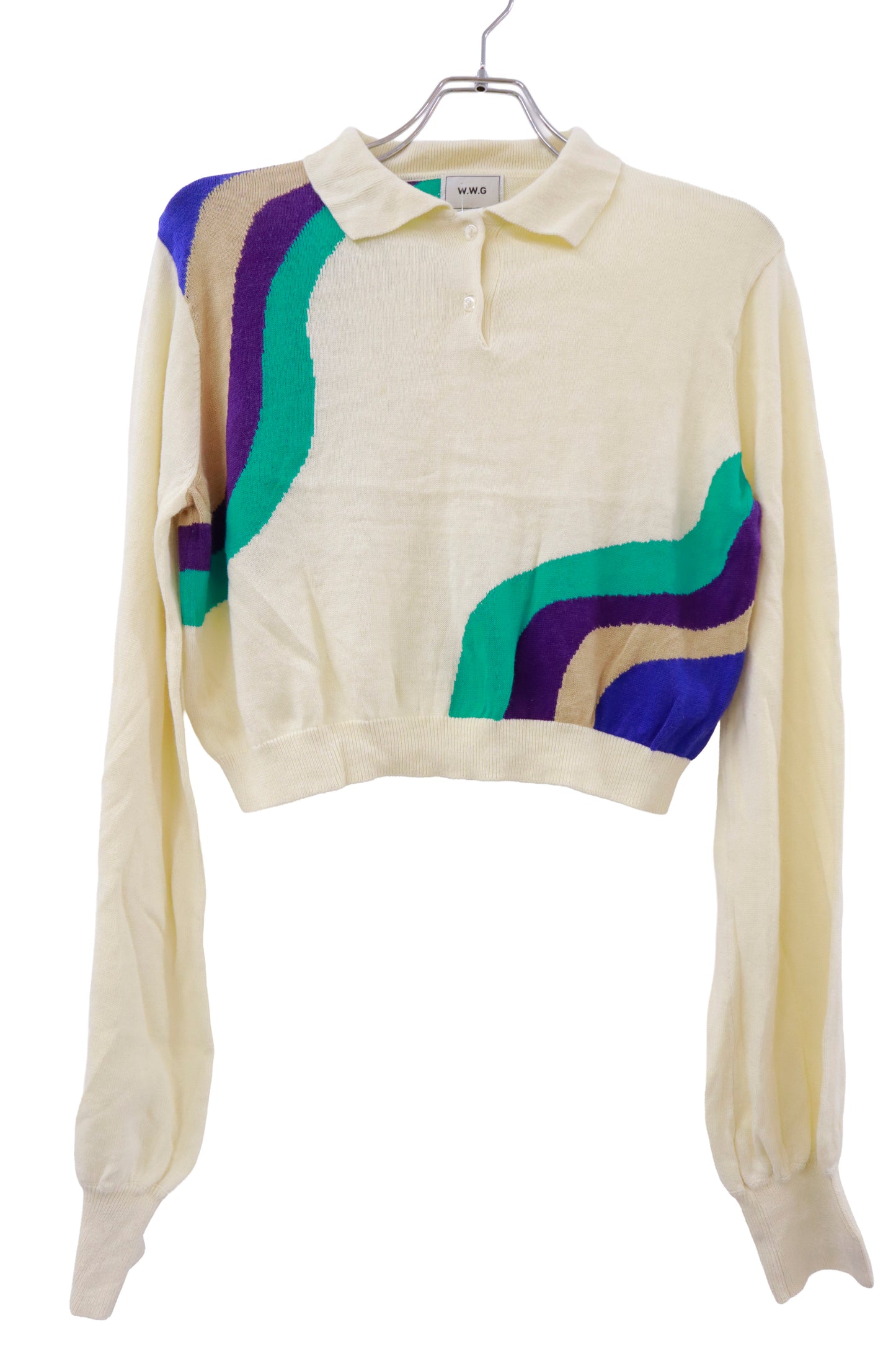 henryneck knit tops/U-［2511-017］