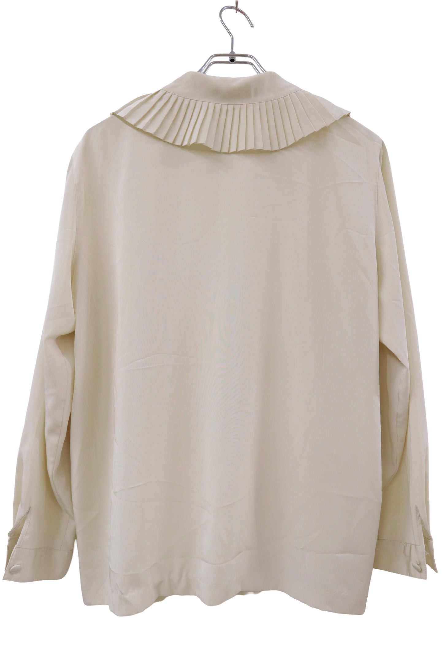 pleats collar blouse/U-［2511-019］