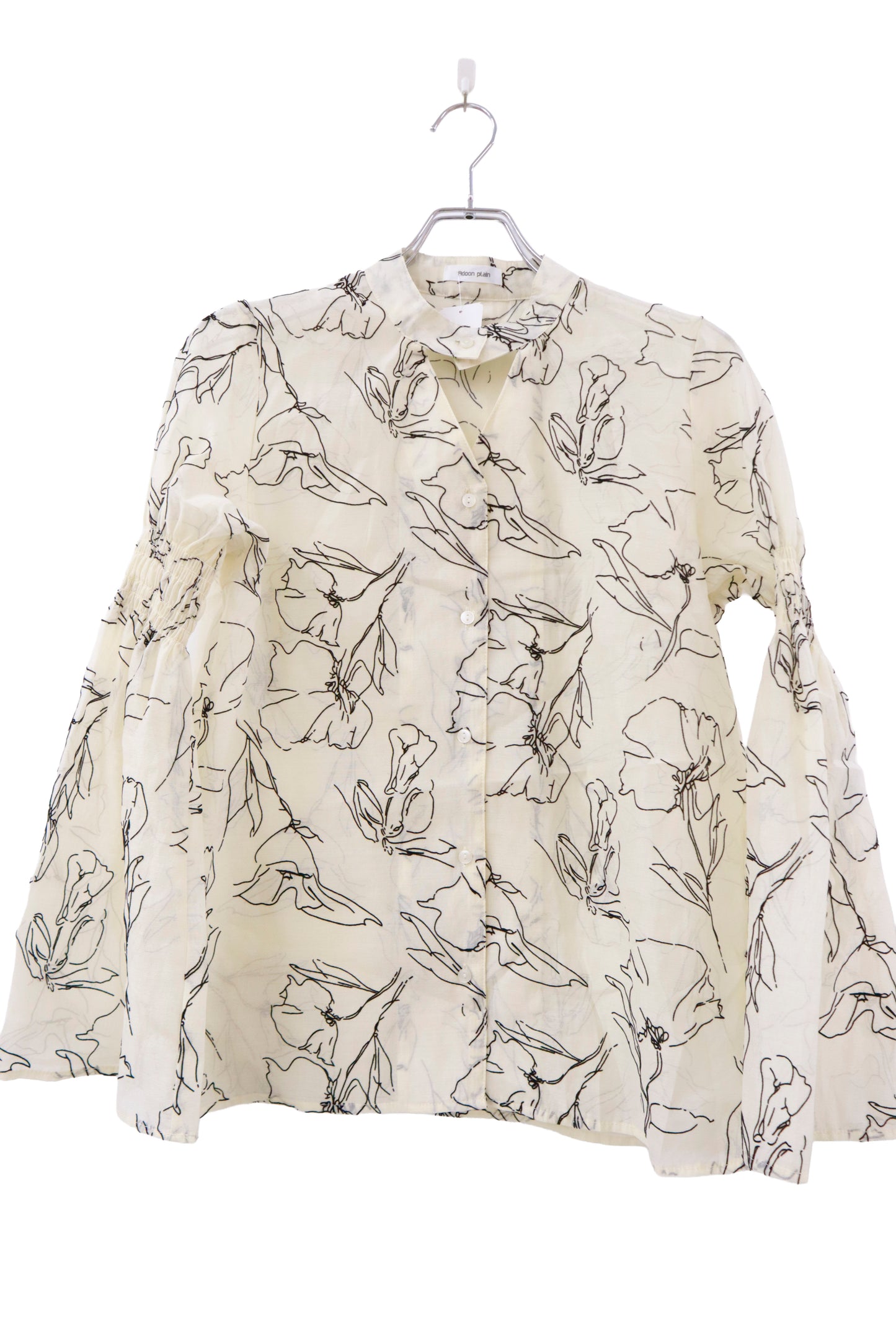 see-through blouse/U-［2511-020］