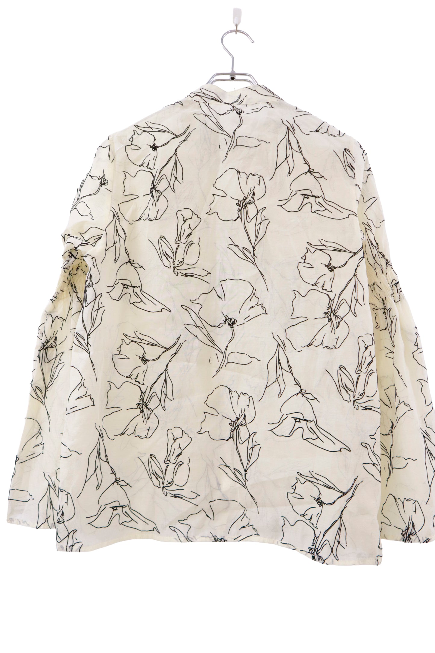 see-through blouse/U-［2511-020］