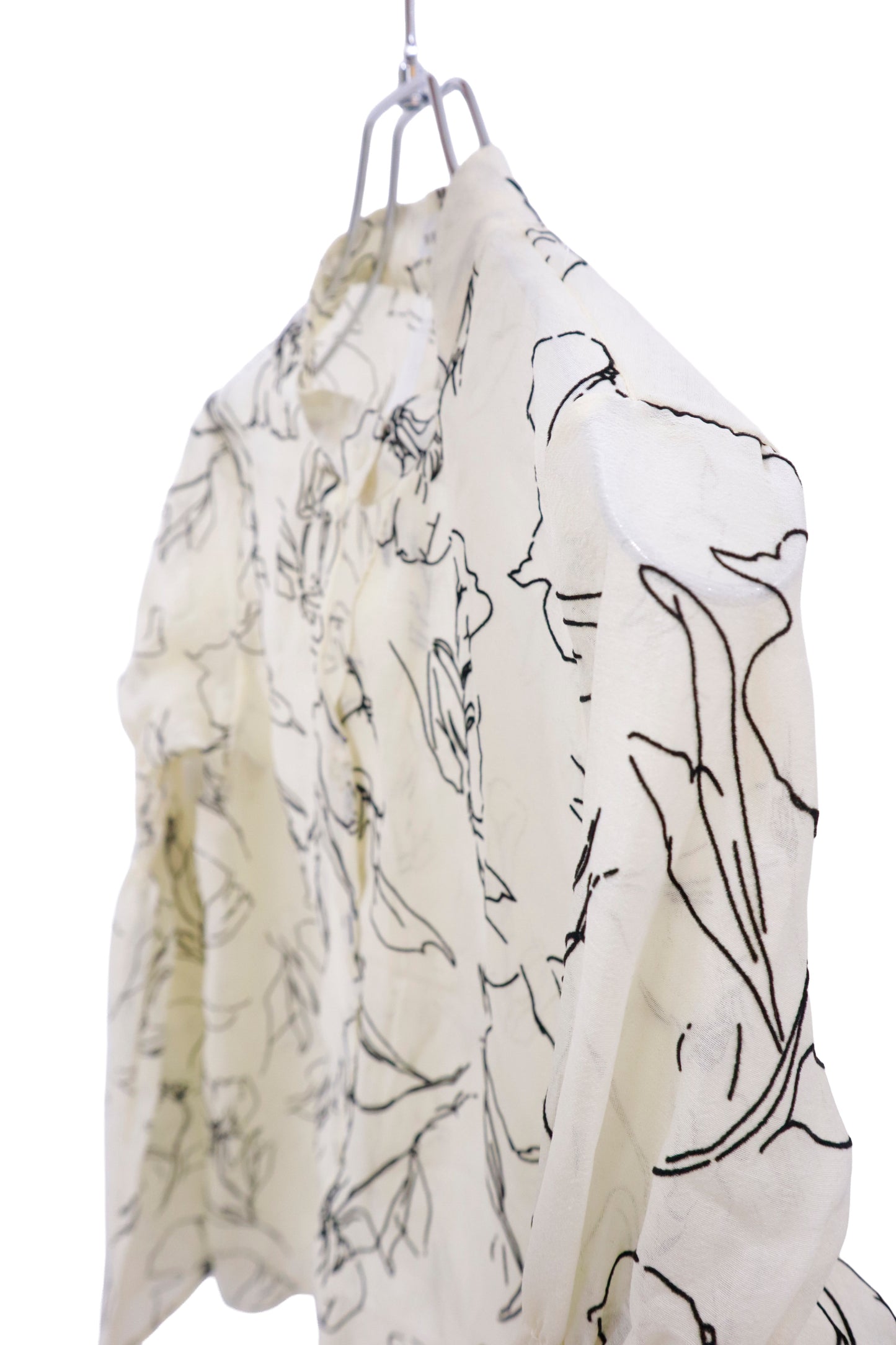 see-through blouse/U-［2511-020］