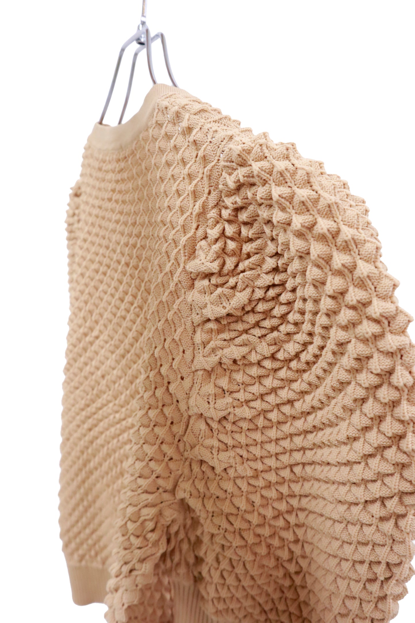 puff knit tops/U-［2511-022］