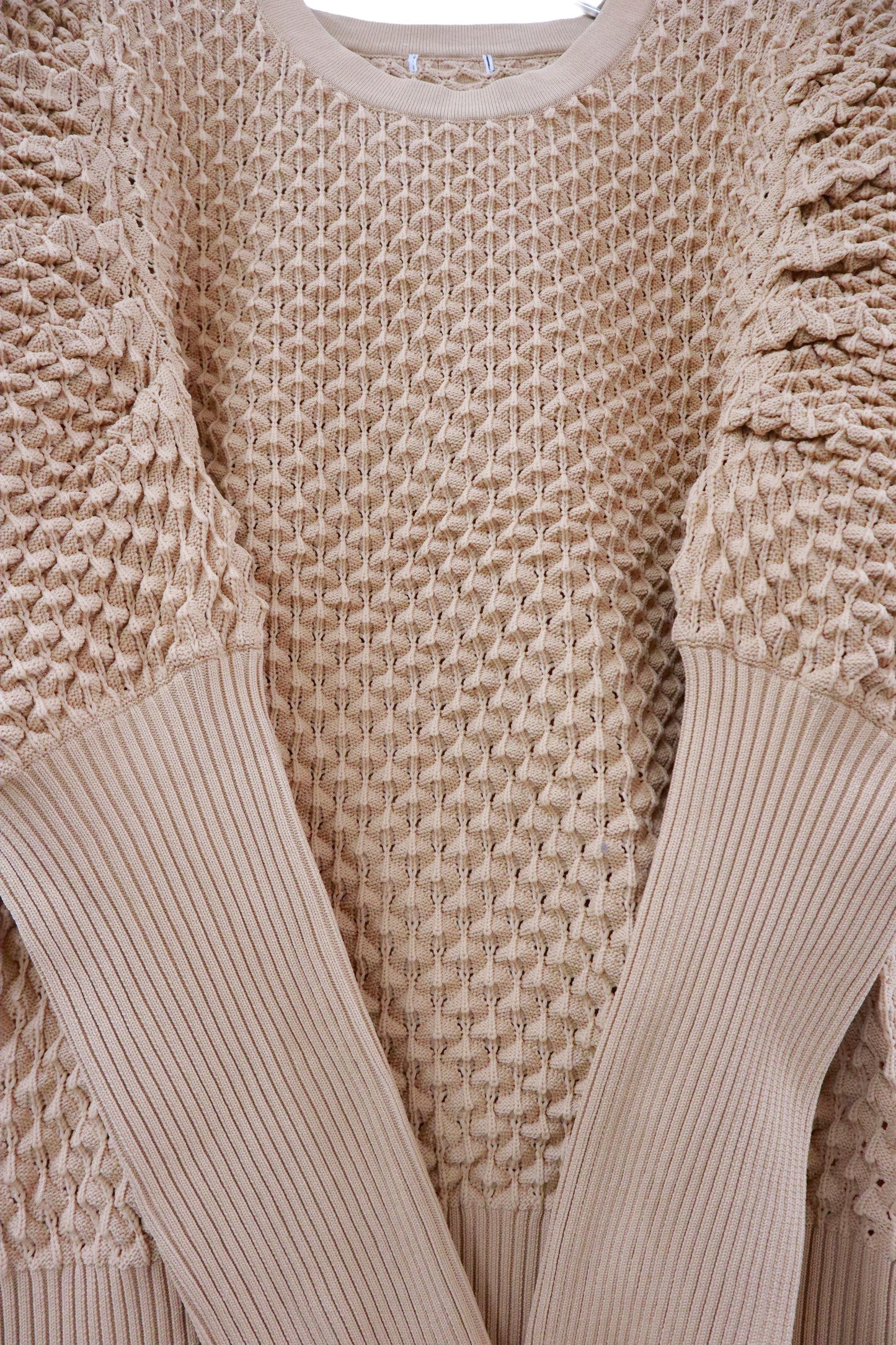 puff knit tops/U-［2511-022］