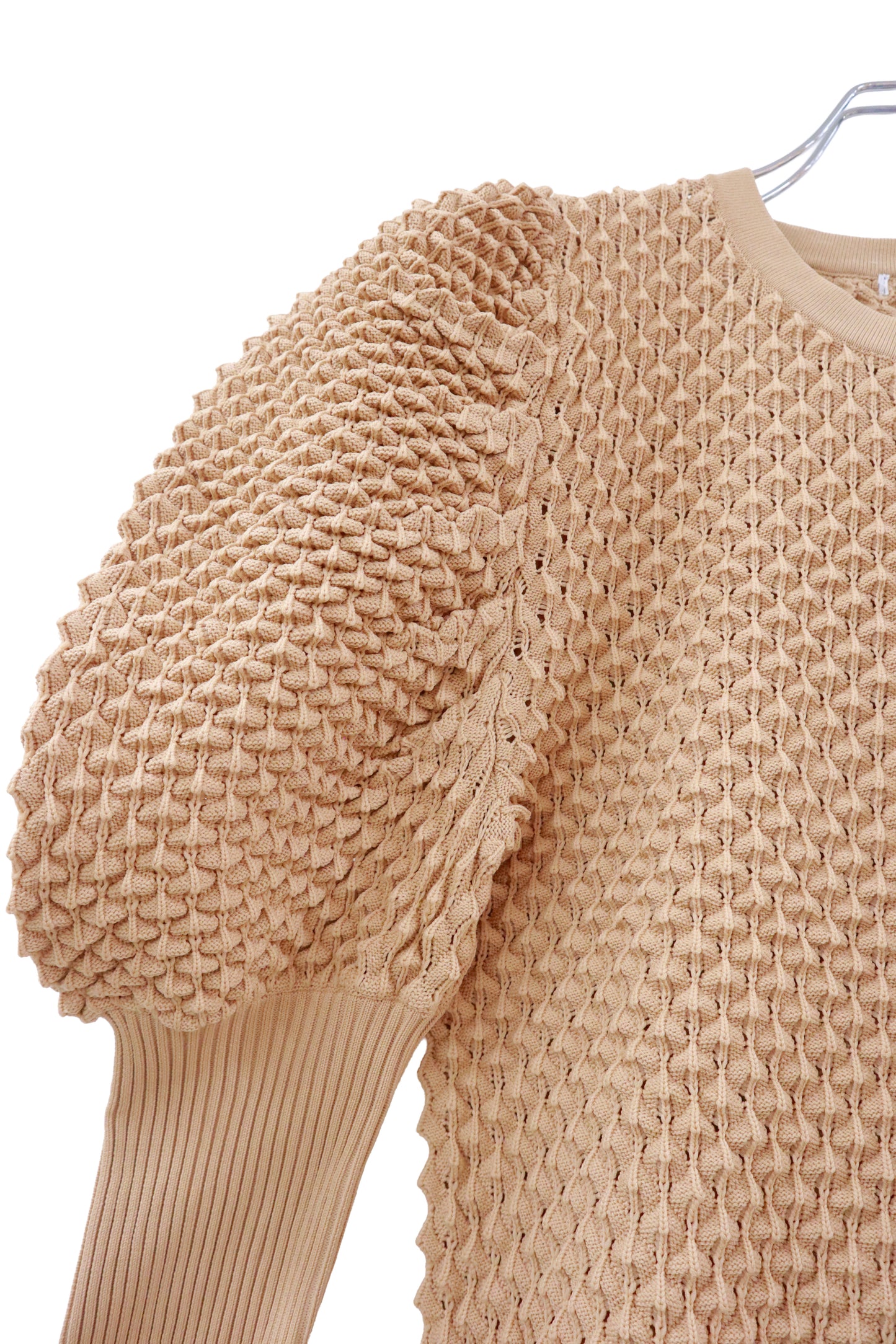 puff knit tops/U-［2511-022］