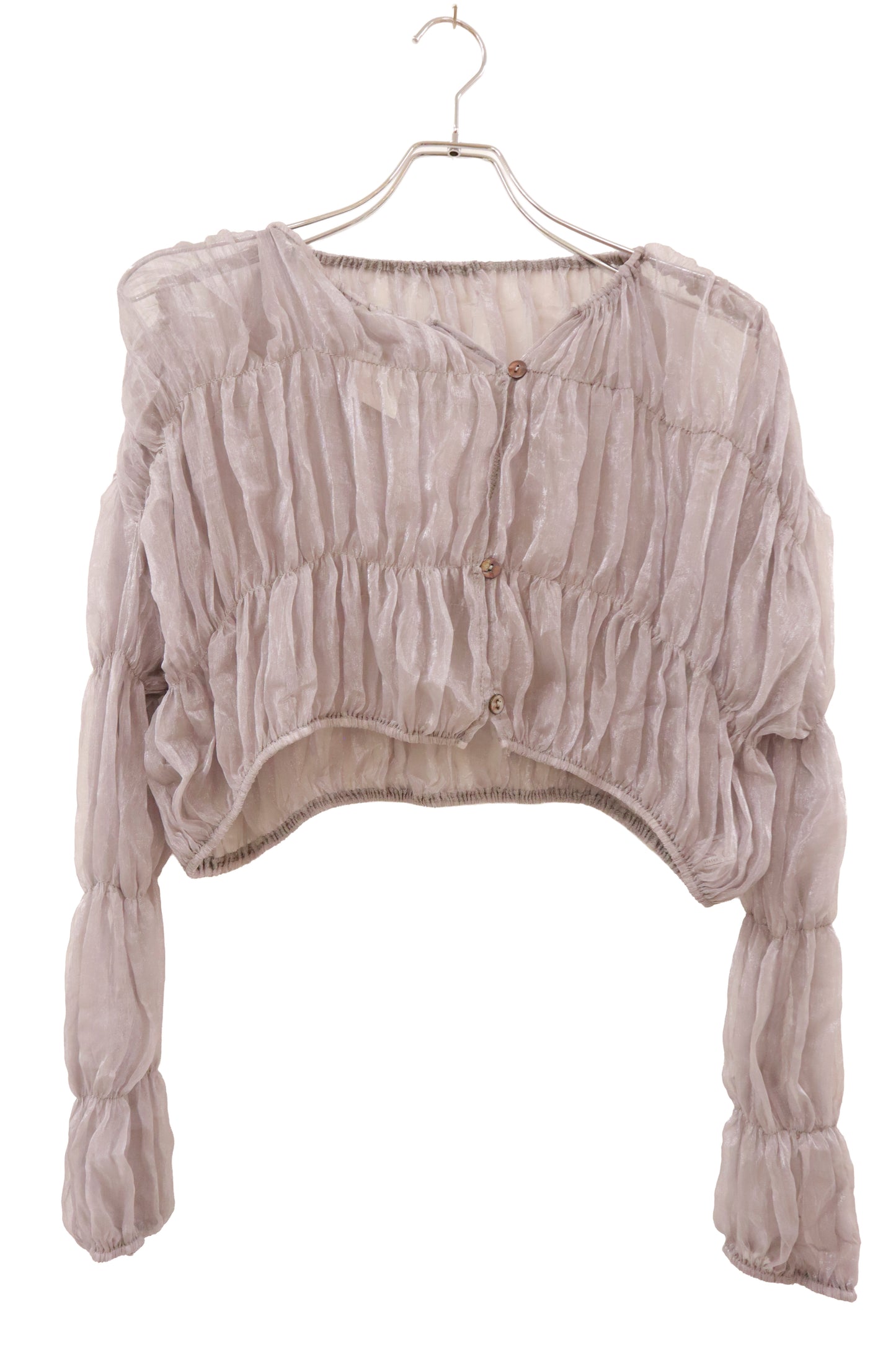 shirring tops/U-［2511-023］