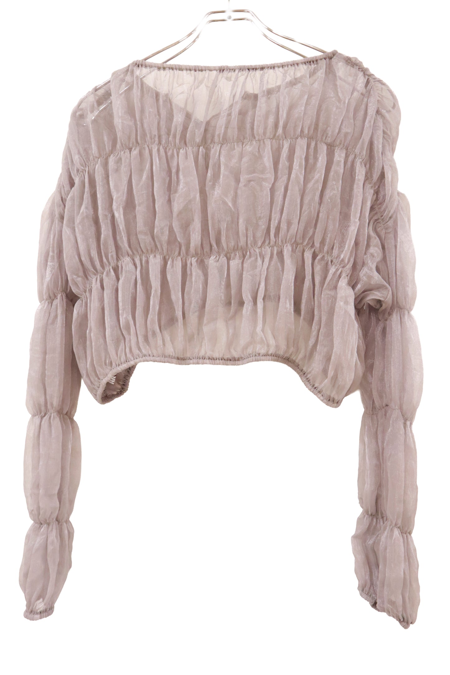 shirring tops/U-［2511-023］