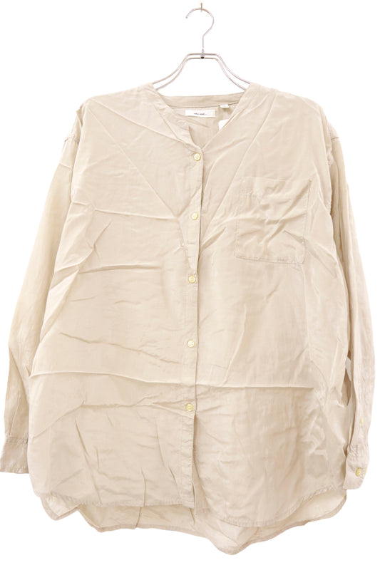 no collar shirt/U-［2511-024］