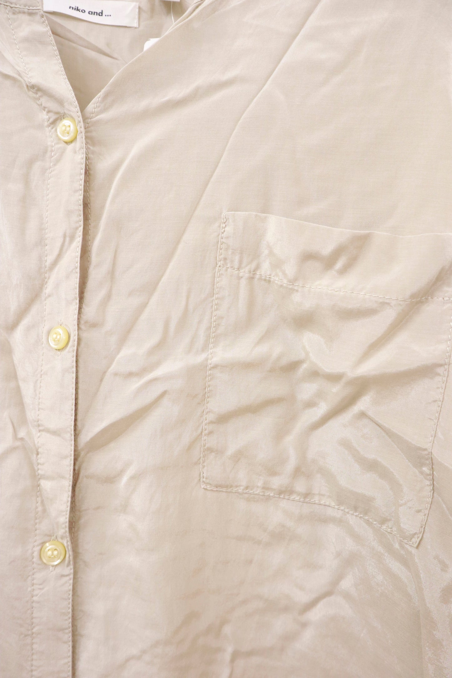 no collar shirt/U-［2511-024］