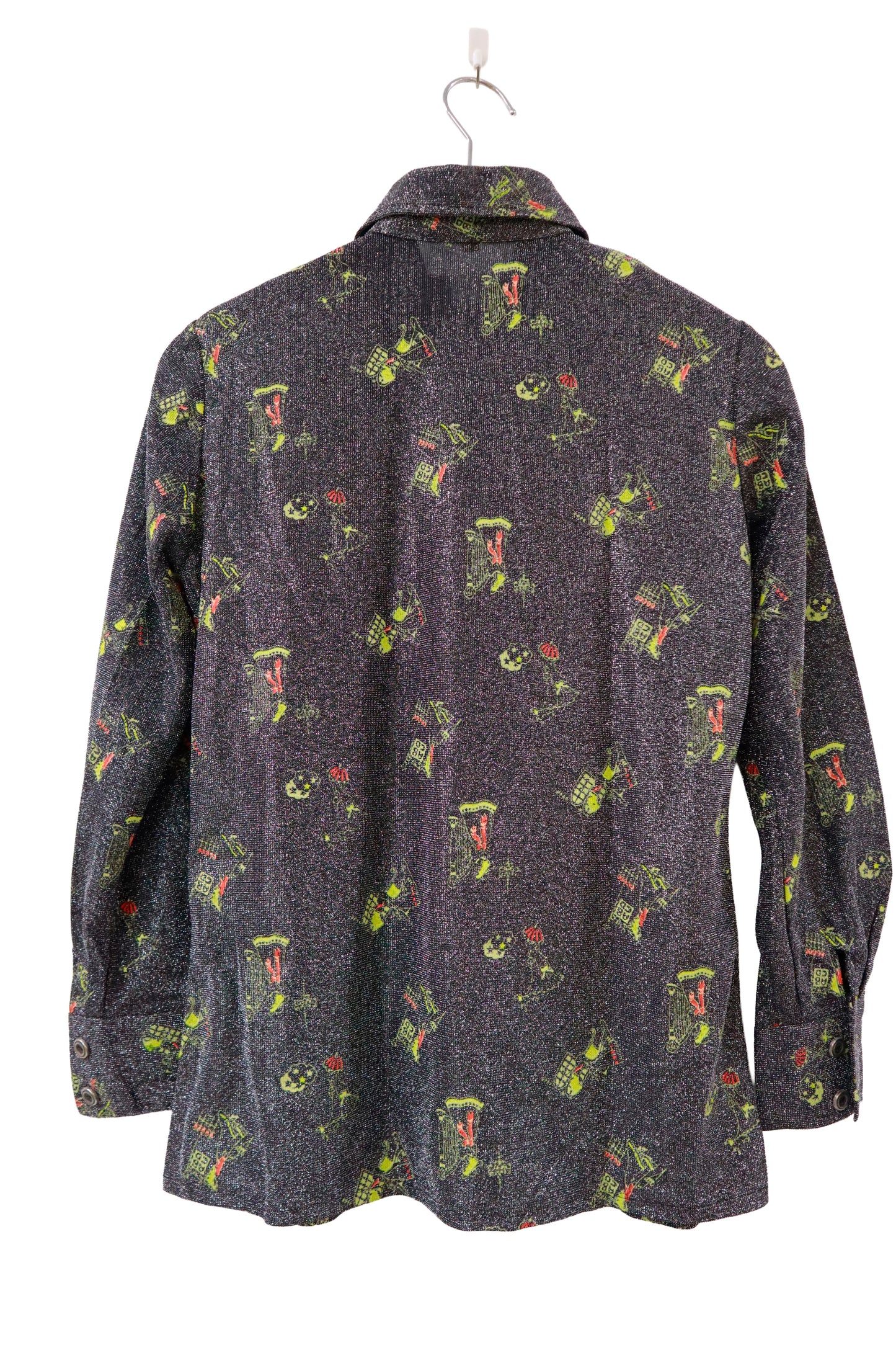 print shirt/NV-［2511-087］