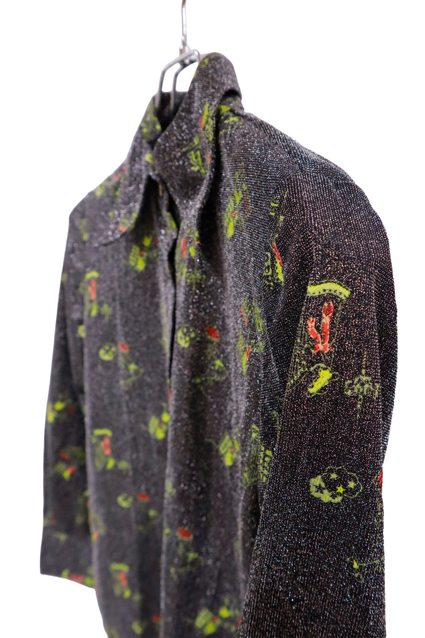 print shirt/NV-［2511-087］